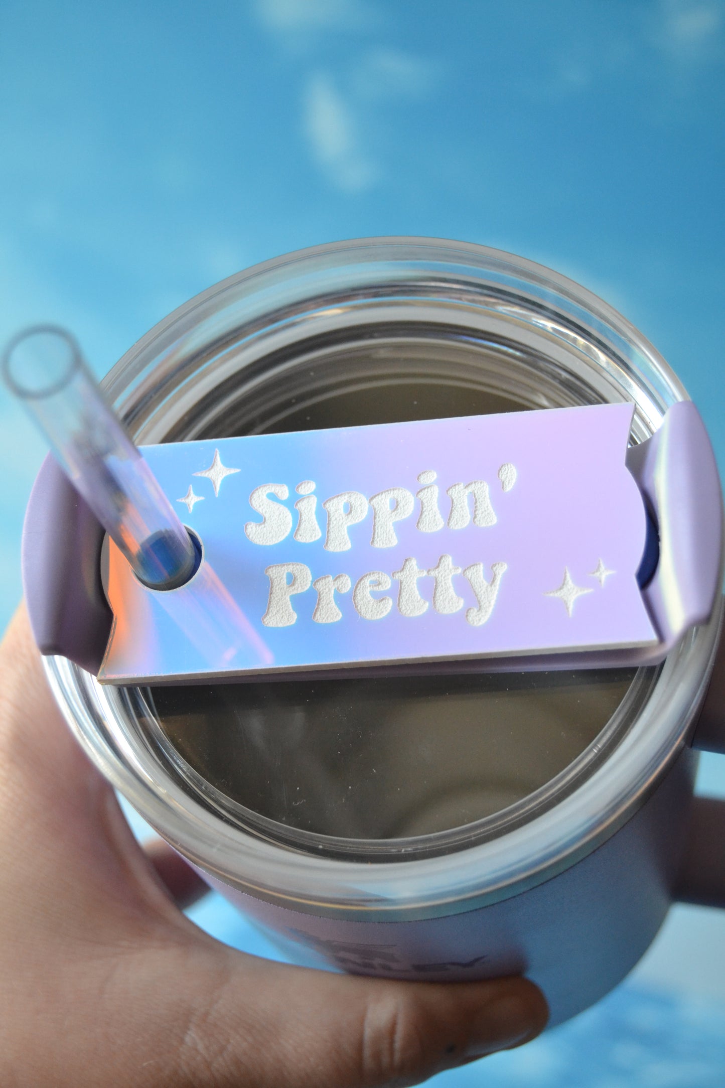 Sippin' Pretty Tumbler Topper