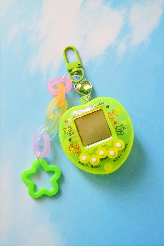 Green Digital Pet Bag Charm