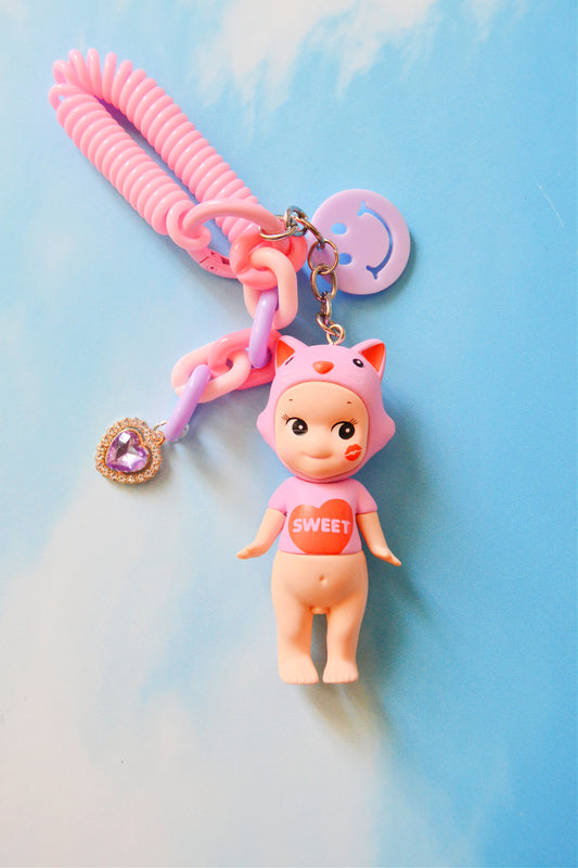 Cat Angel Bag Charm
