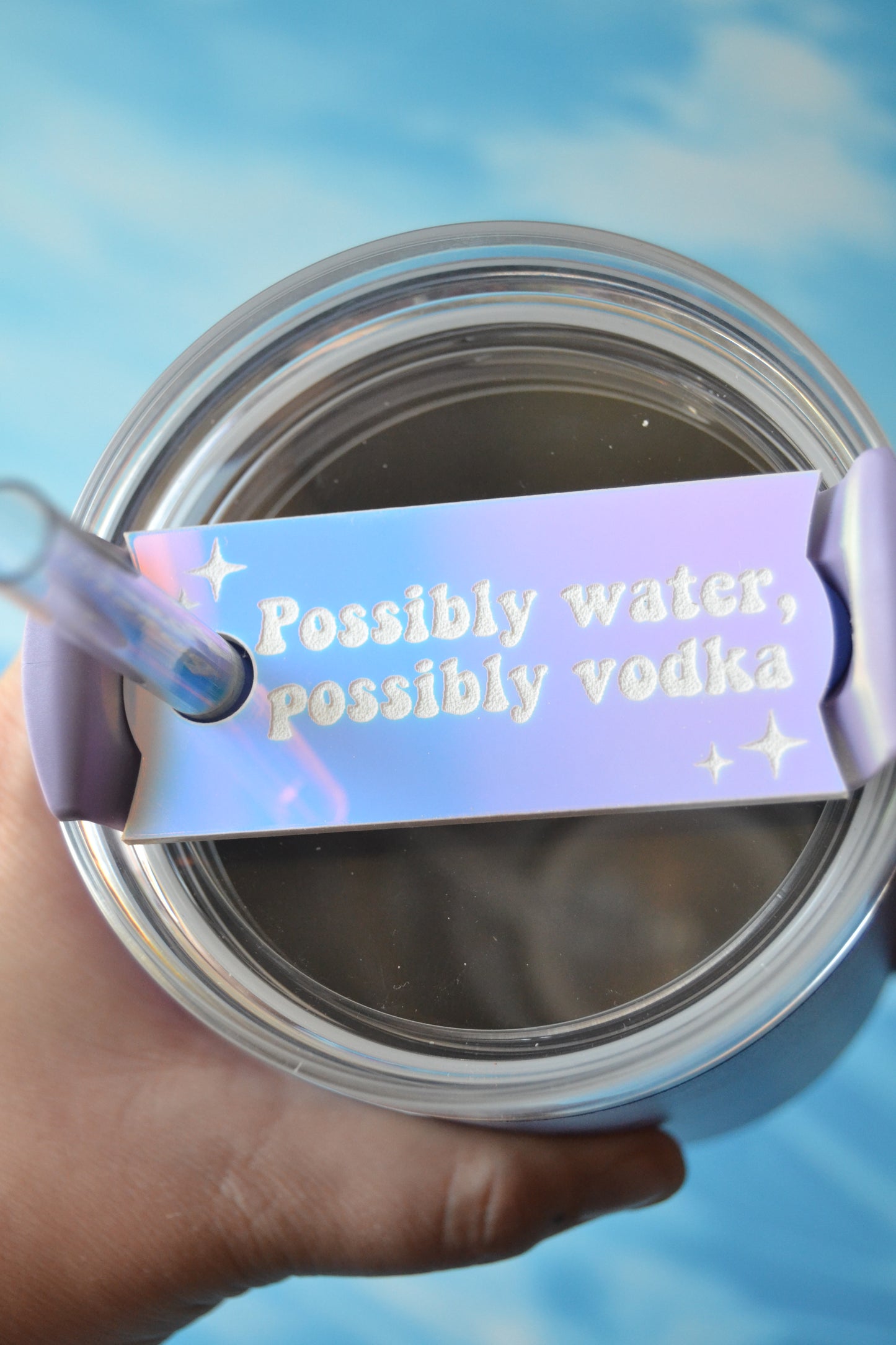 Possibly Water, Possibly Booze Tumbler Topper (MORE OPTIONS!)