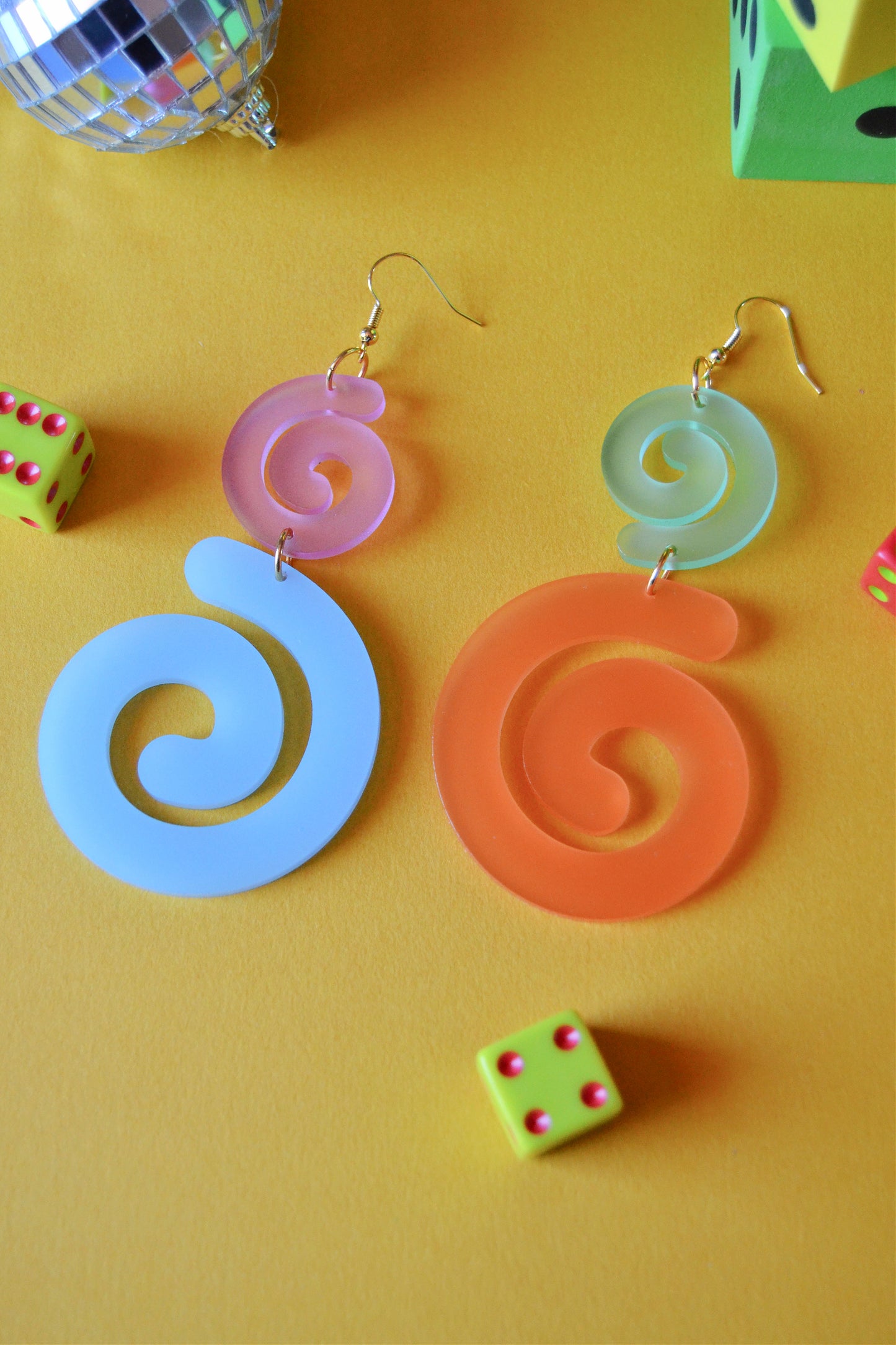 Jumbo Swirls Earrings