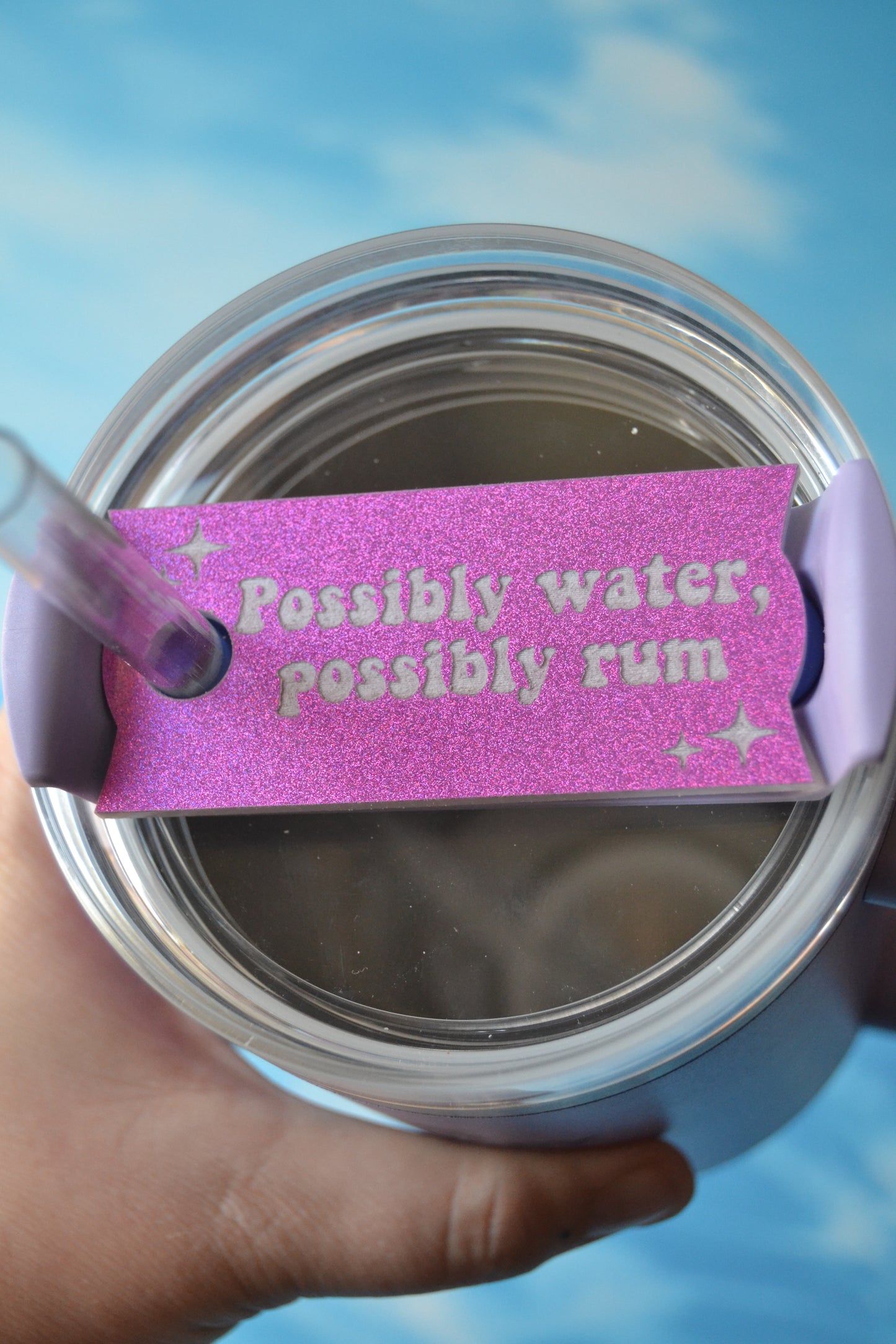 Possibly Water, Possibly Booze Tumbler Topper (MORE OPTIONS!)