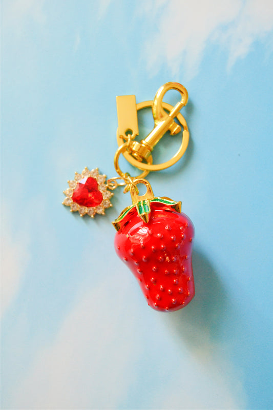 Strawberry Bag Charm