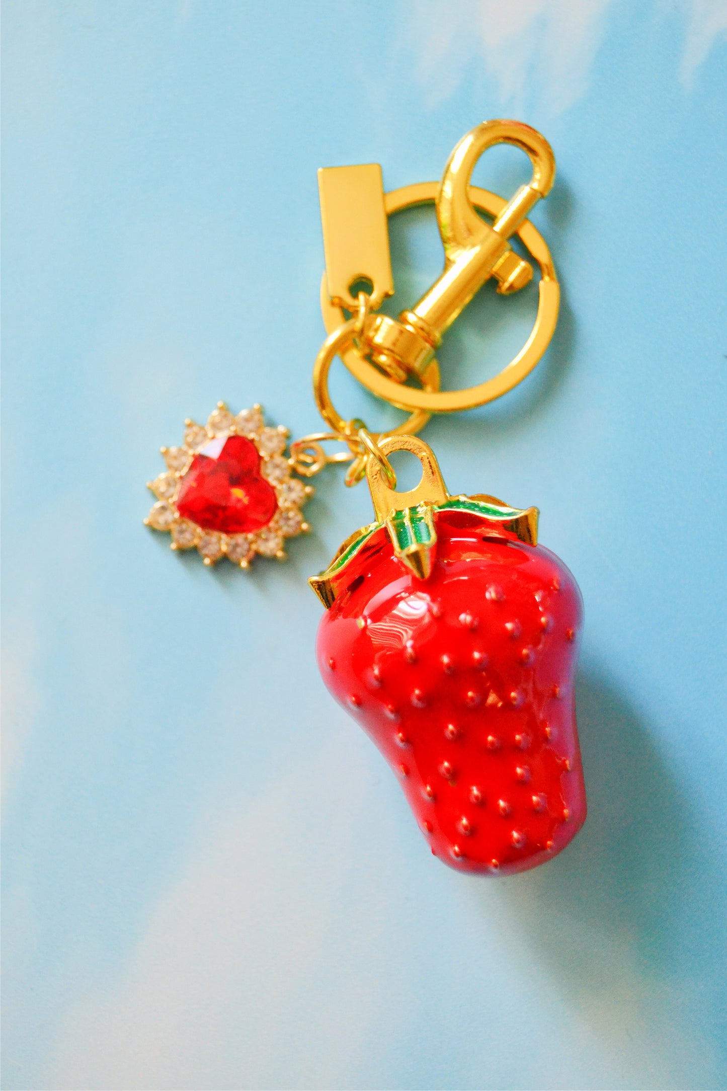 Strawberry Bag Charm