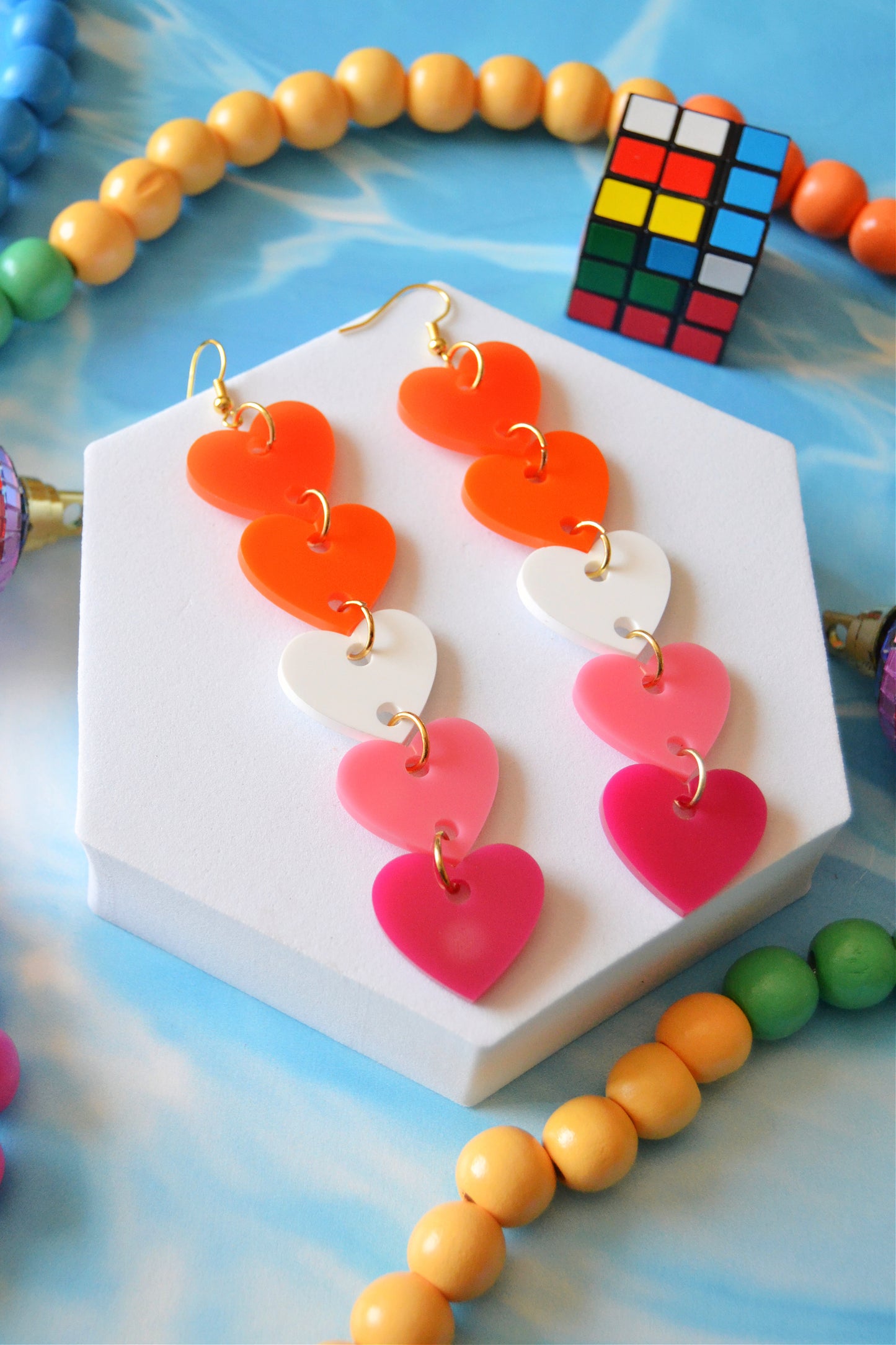 Lesbian Hearts Earrings