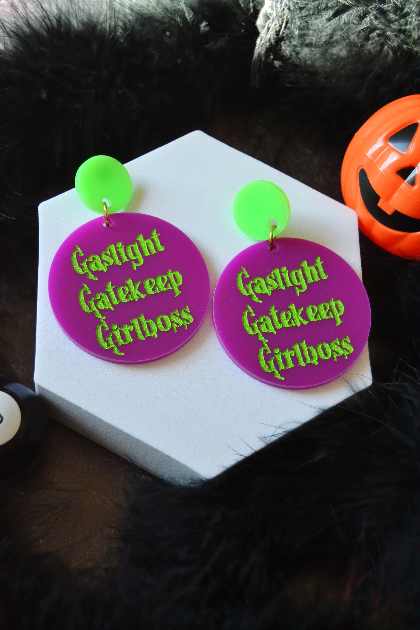 Gaslight, Gatekeep, Girlboss Earrings