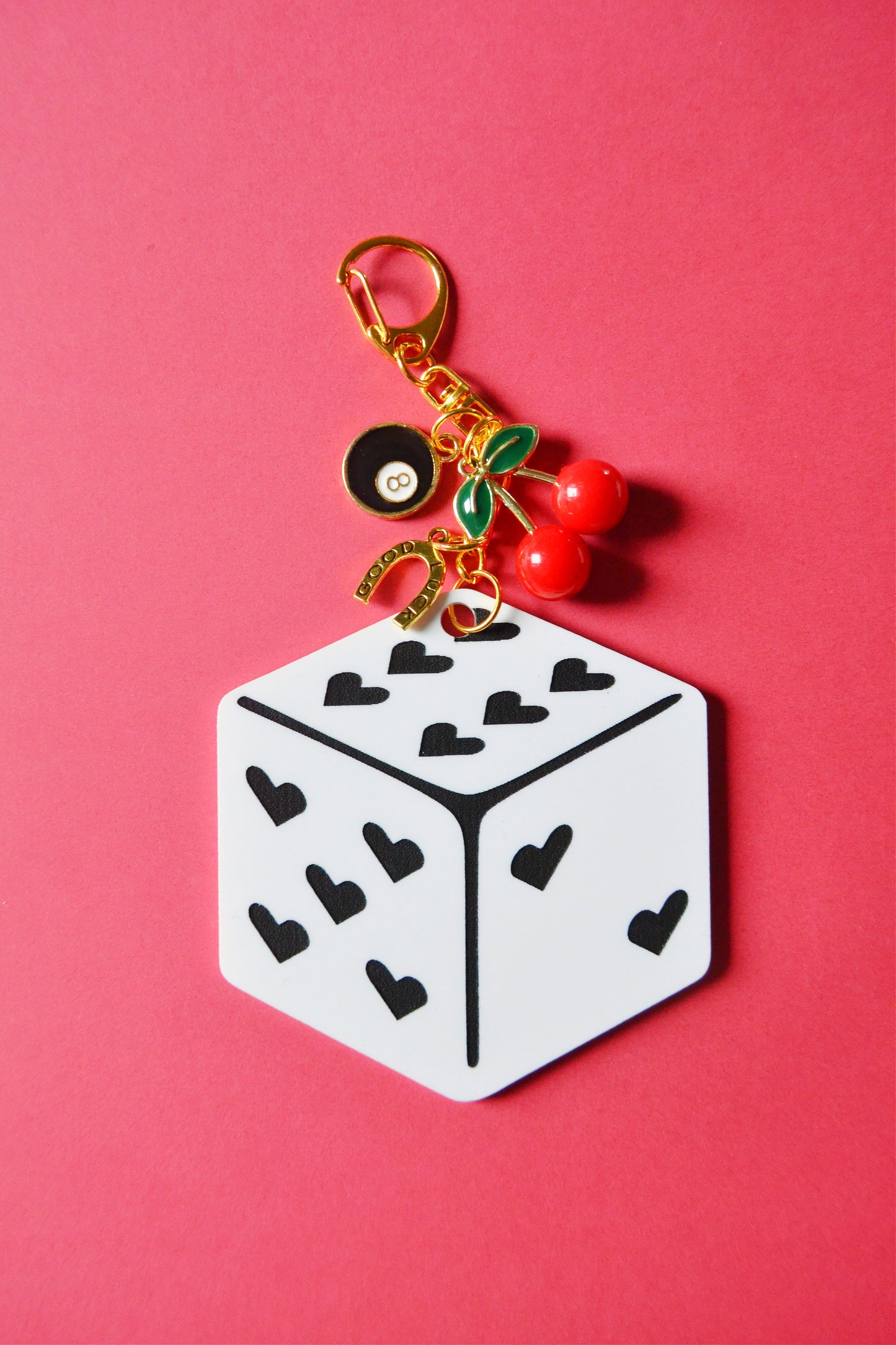 Lucky Dice Bag Charm