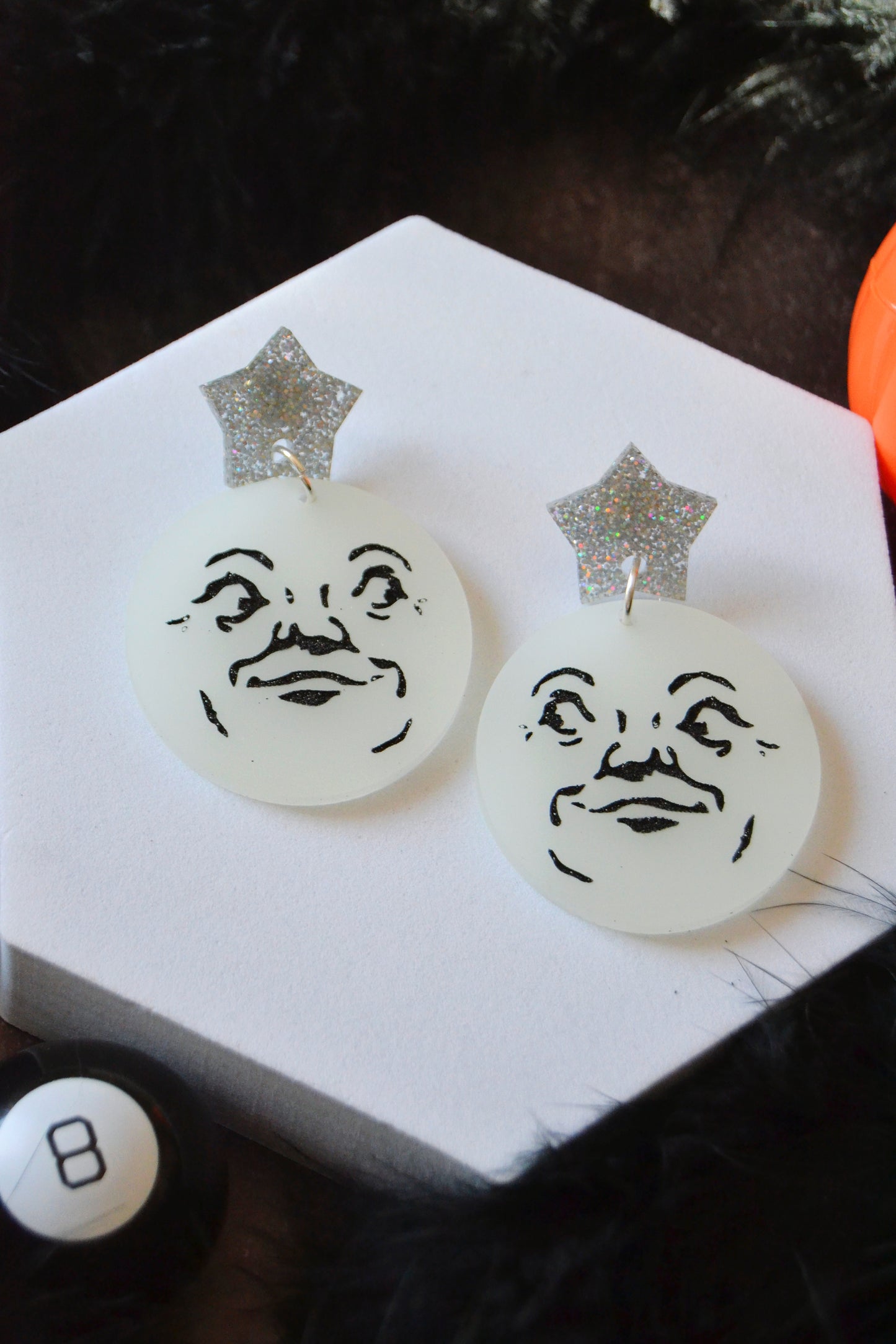 Retro Moon Earrings