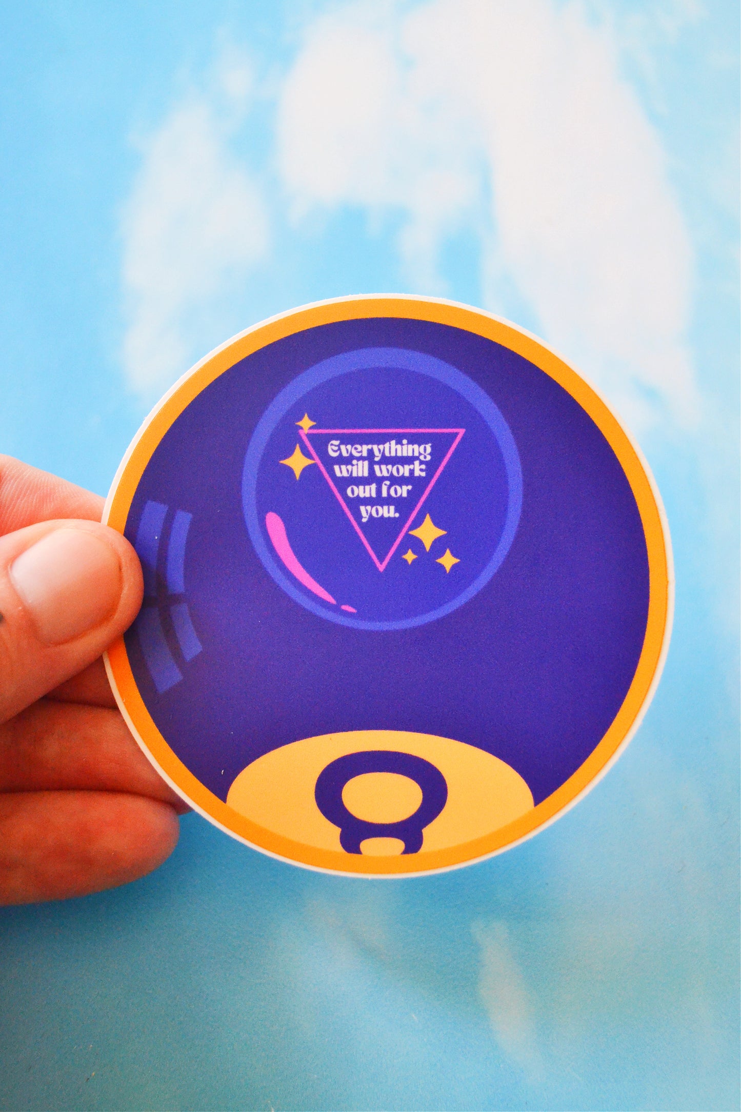 Magic 8 Ball Sticker