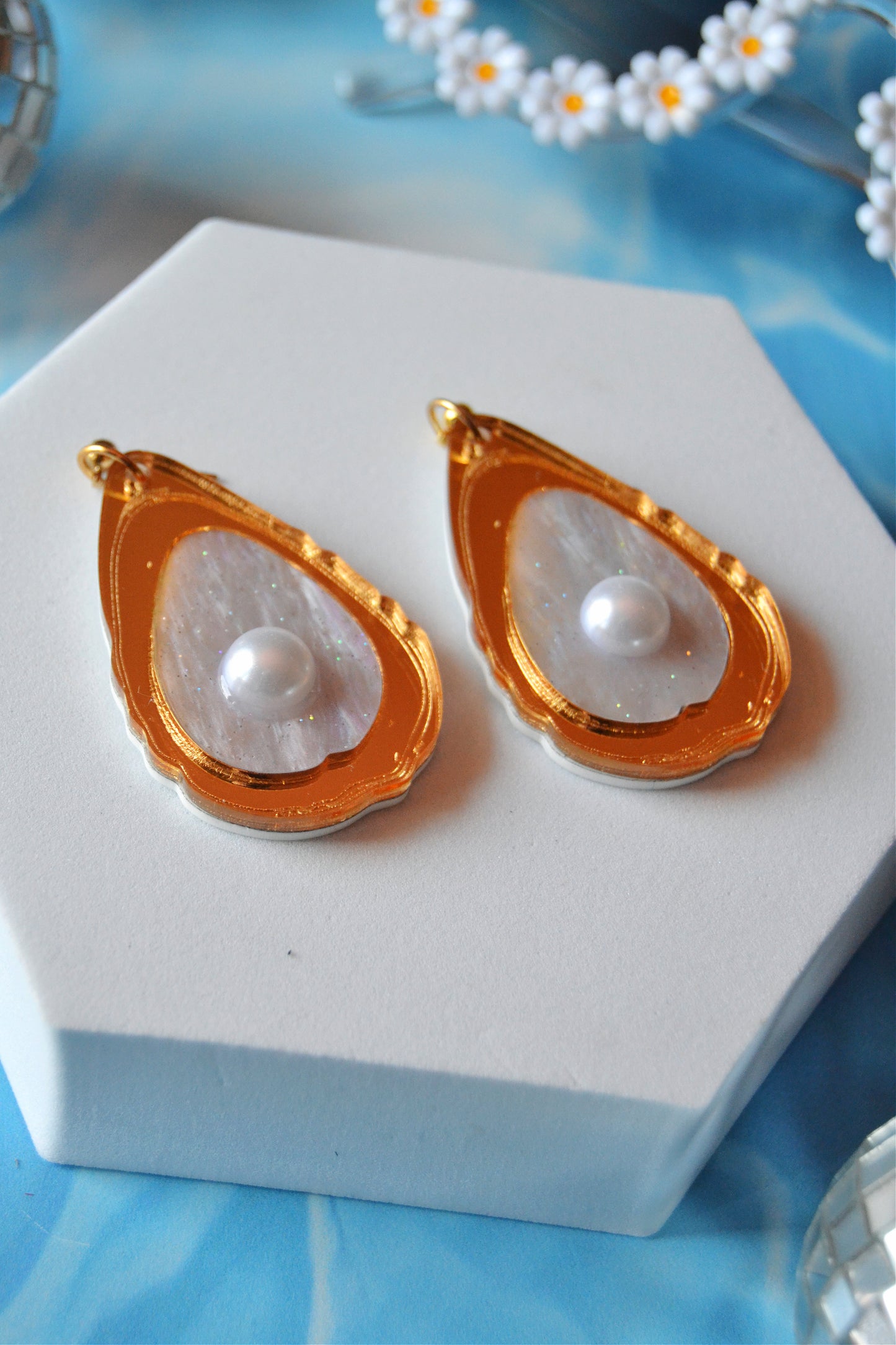 Oyster Earrings