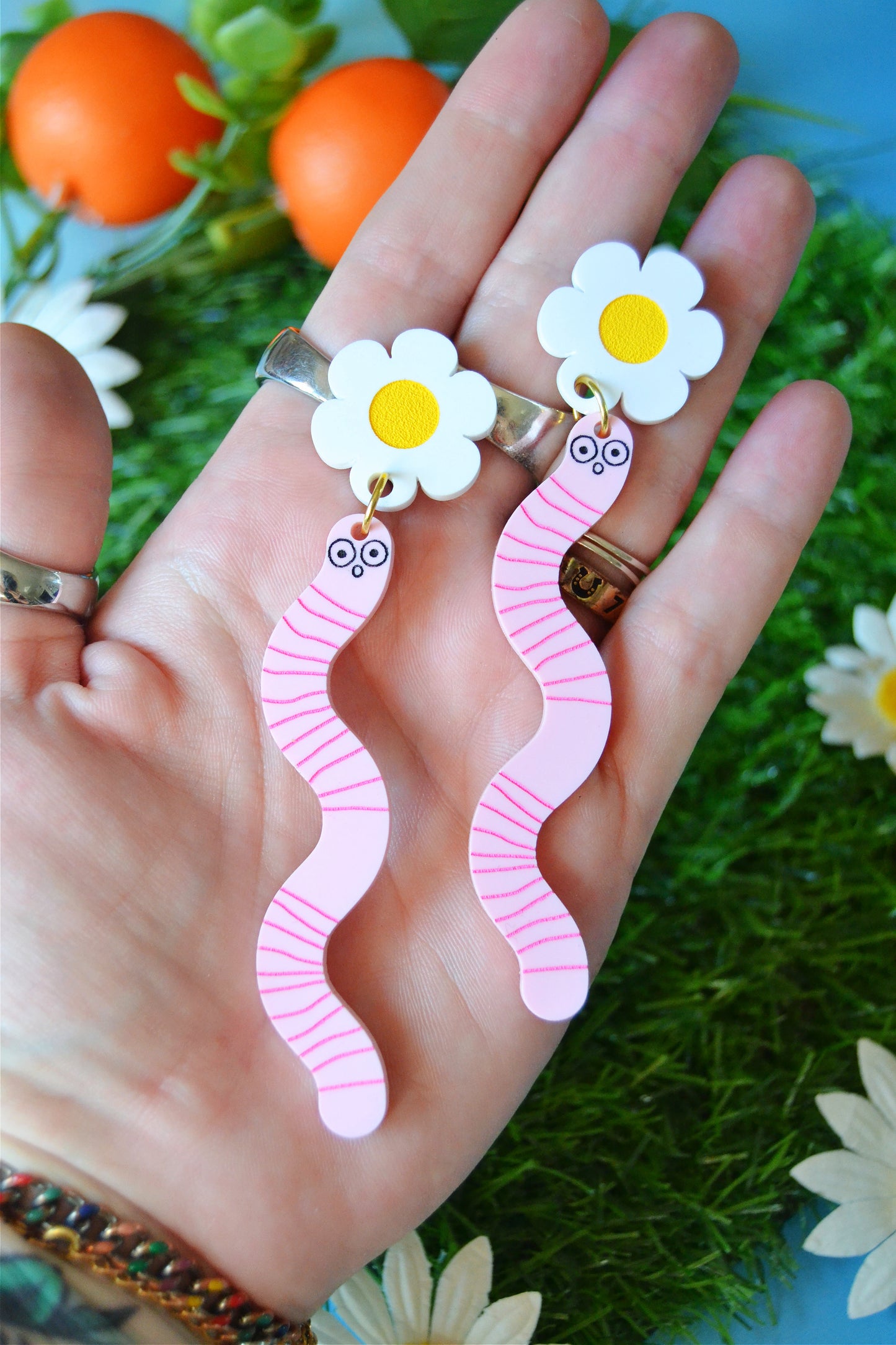 Worm Earrings