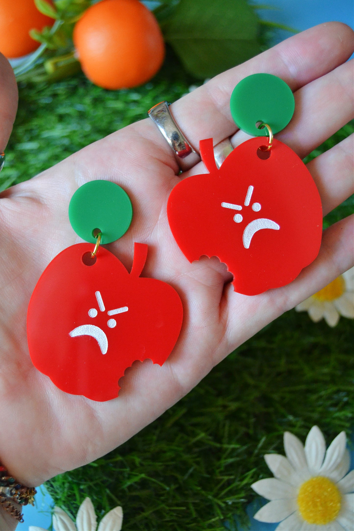 Bad Apple Earrings