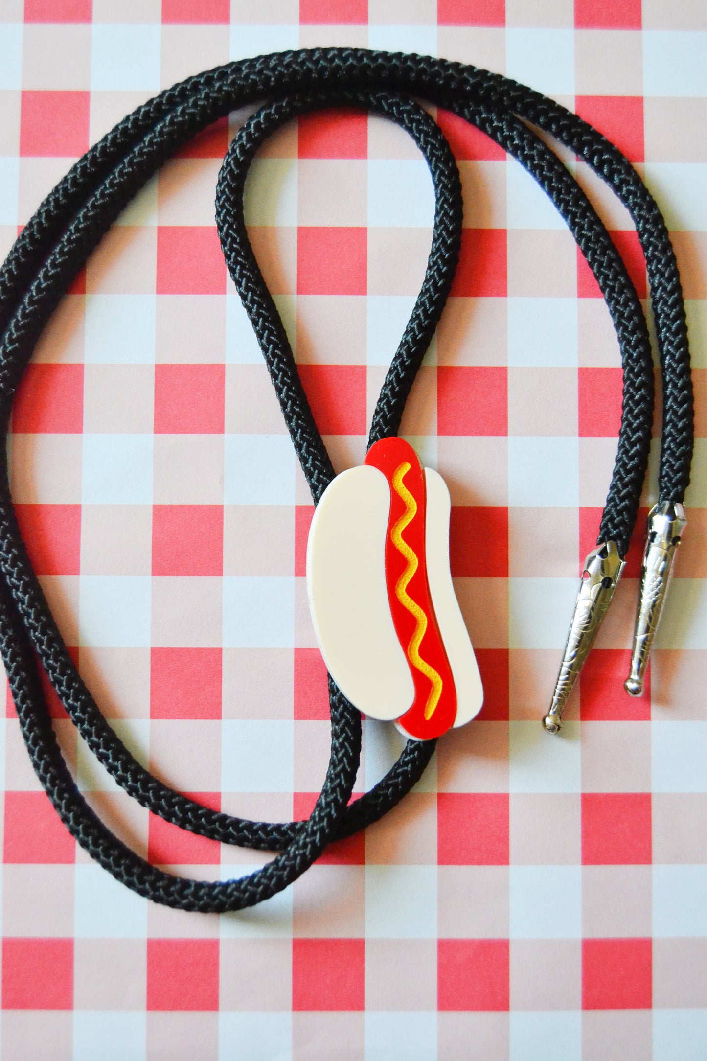 Hot Dog Bolo Tie