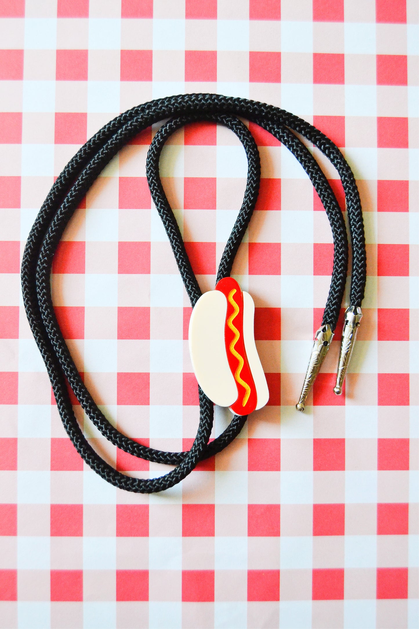 Hot Dog Bolo Tie