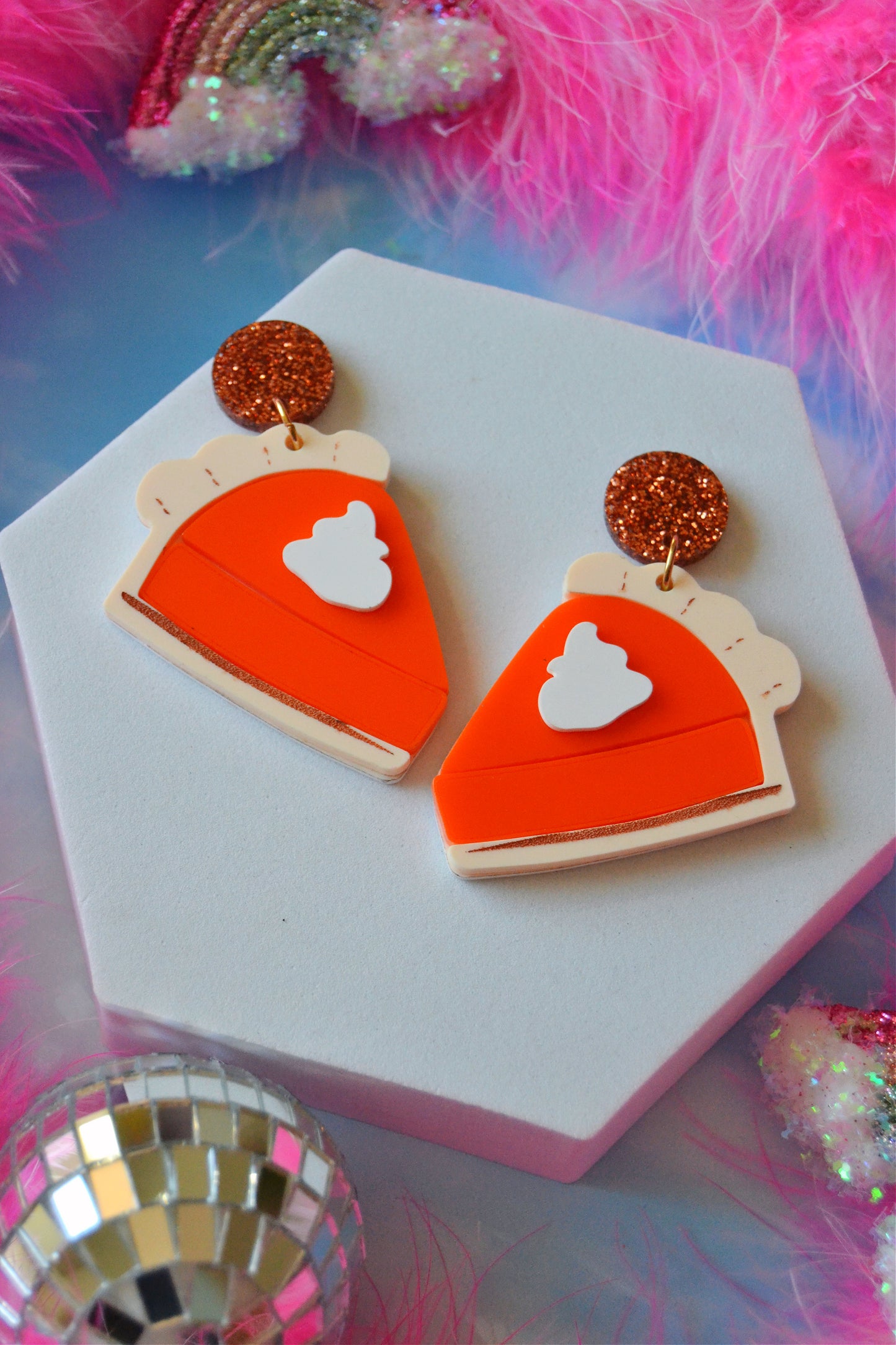 Pumpkin Pie Earrings