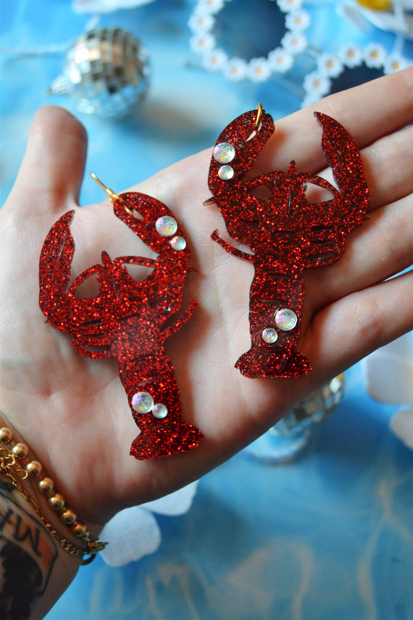 Rock Lobster Earrings
