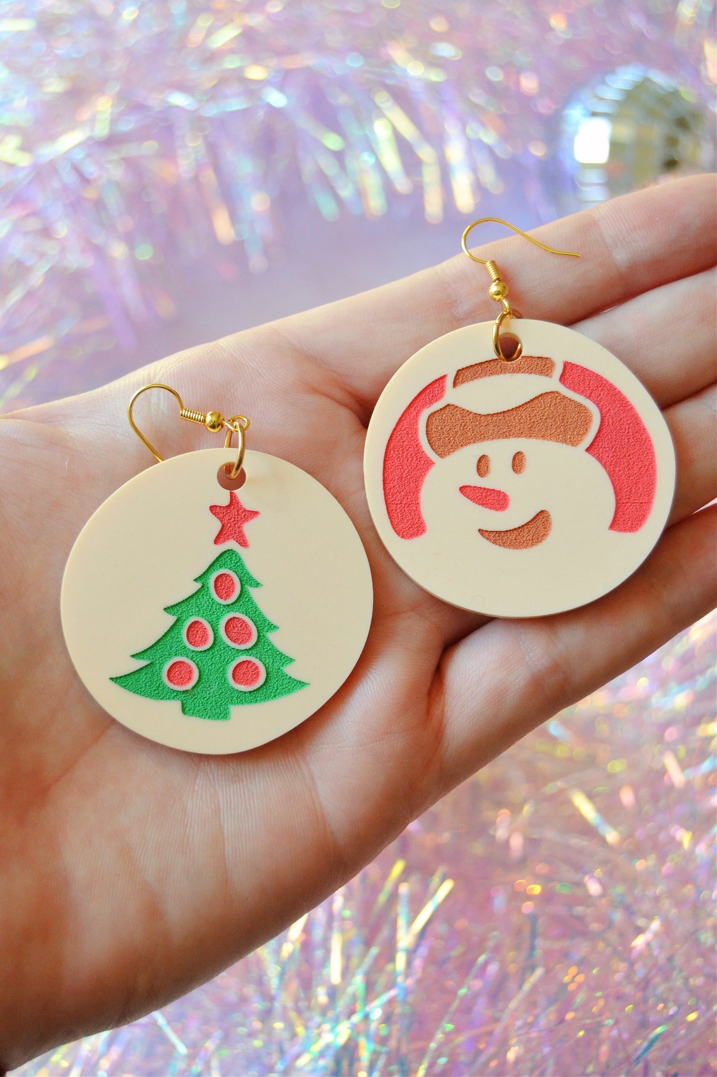 Christmas Slice n Bake Cookie Earrings