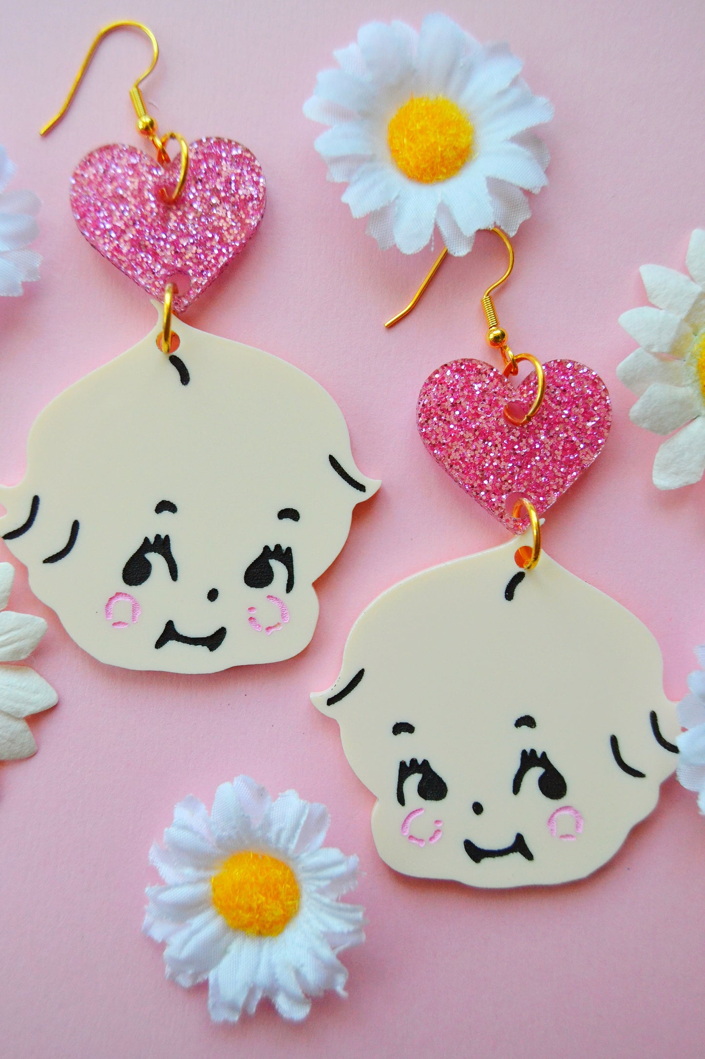 Kewpie Love Earrings