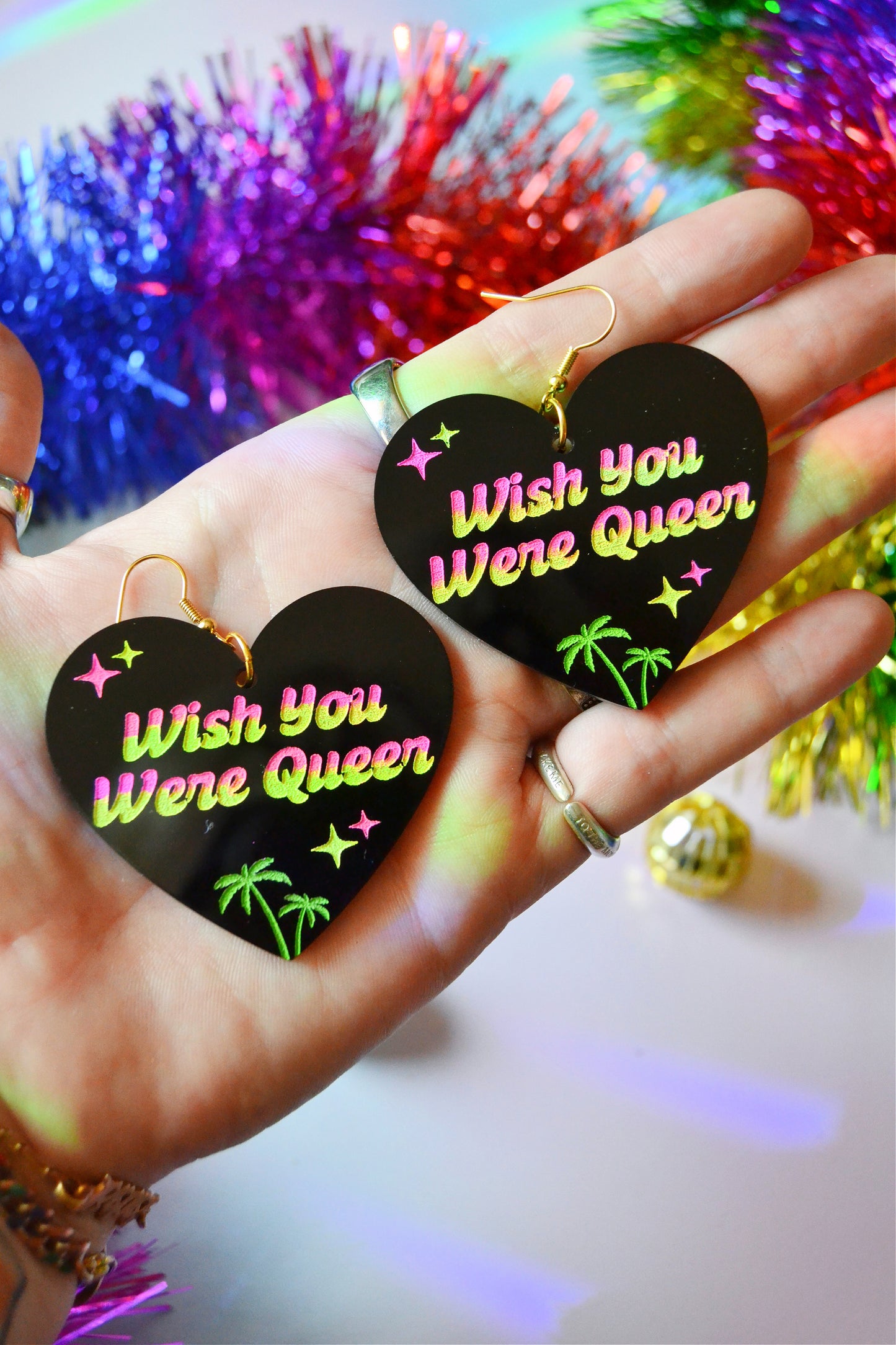 Wish You Were Queer Earrings