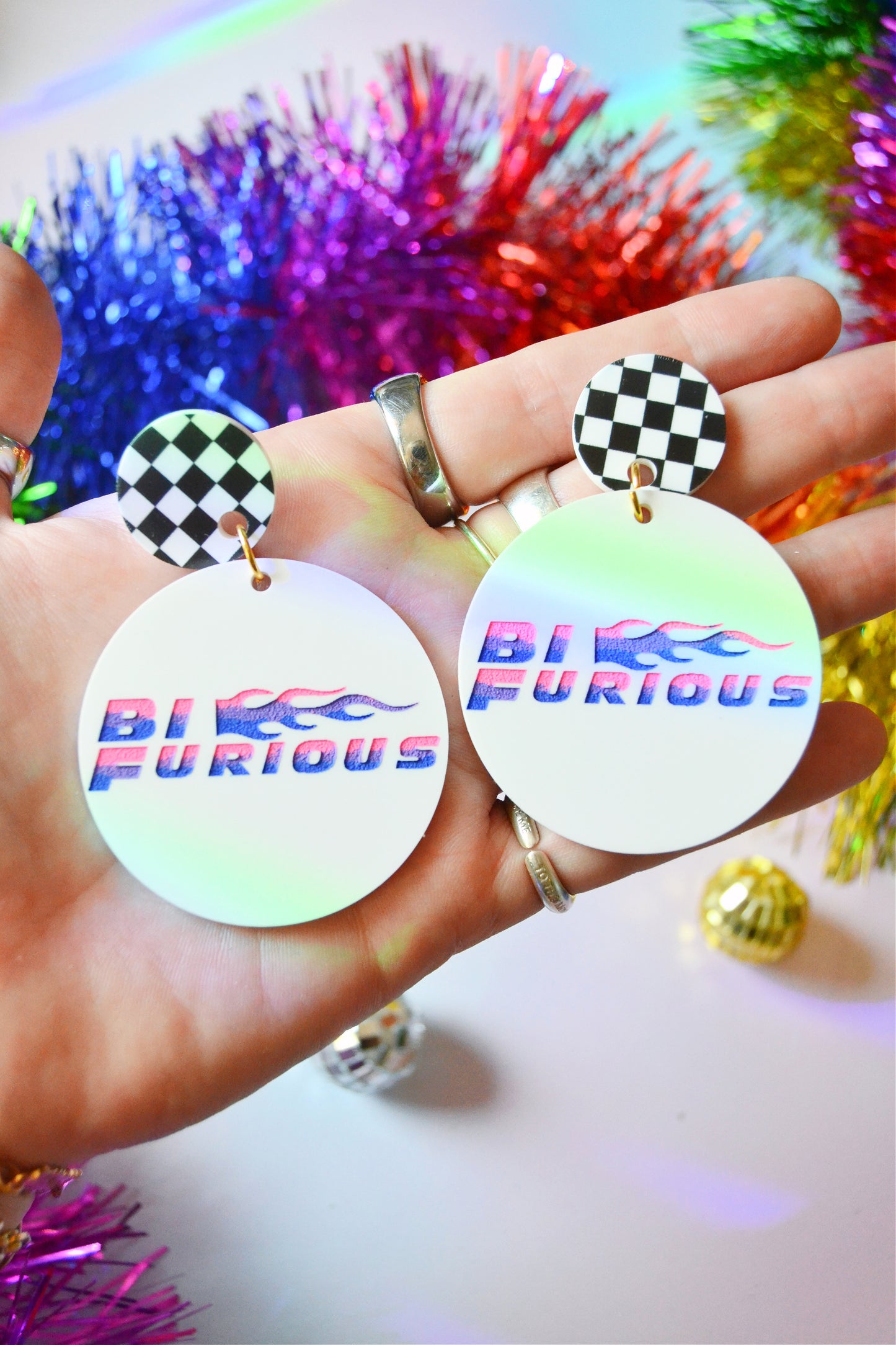 Bi Furious Earrings