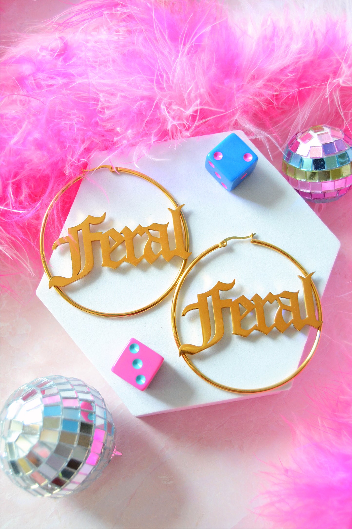 Feral Hoop Earrings