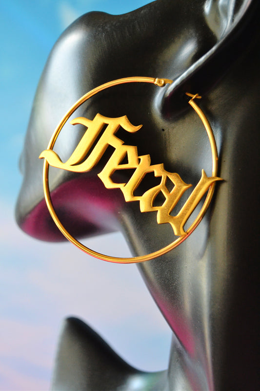 Feral Hoop Earrings