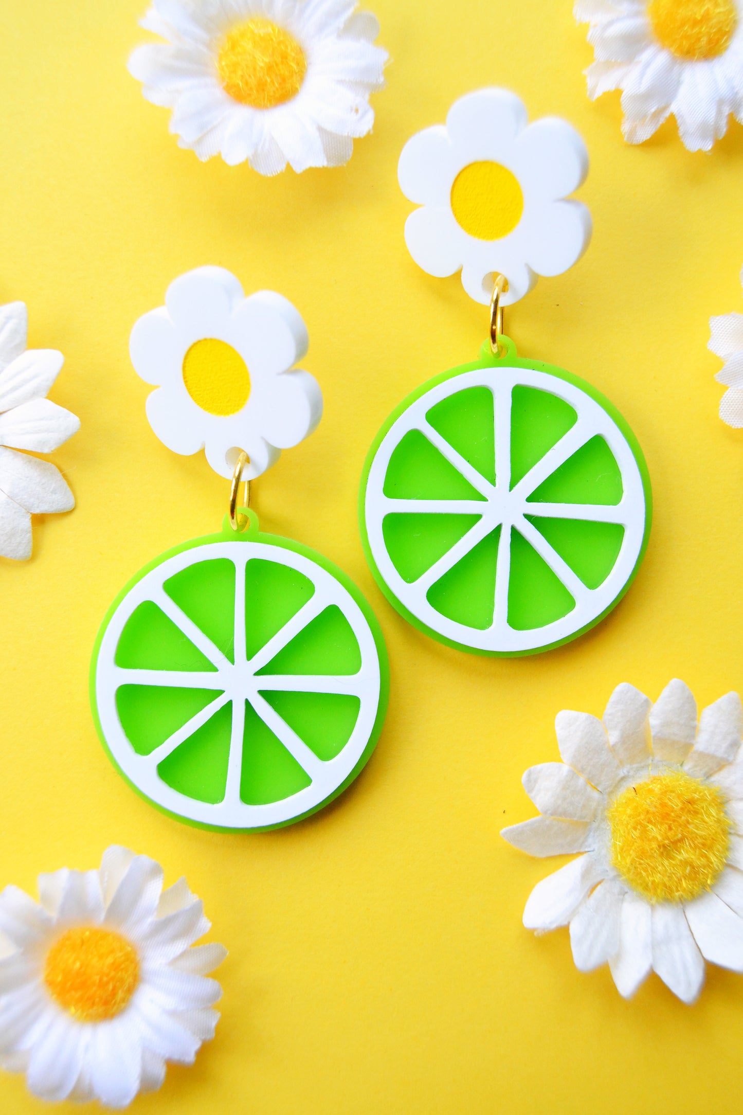 Lime Earrings