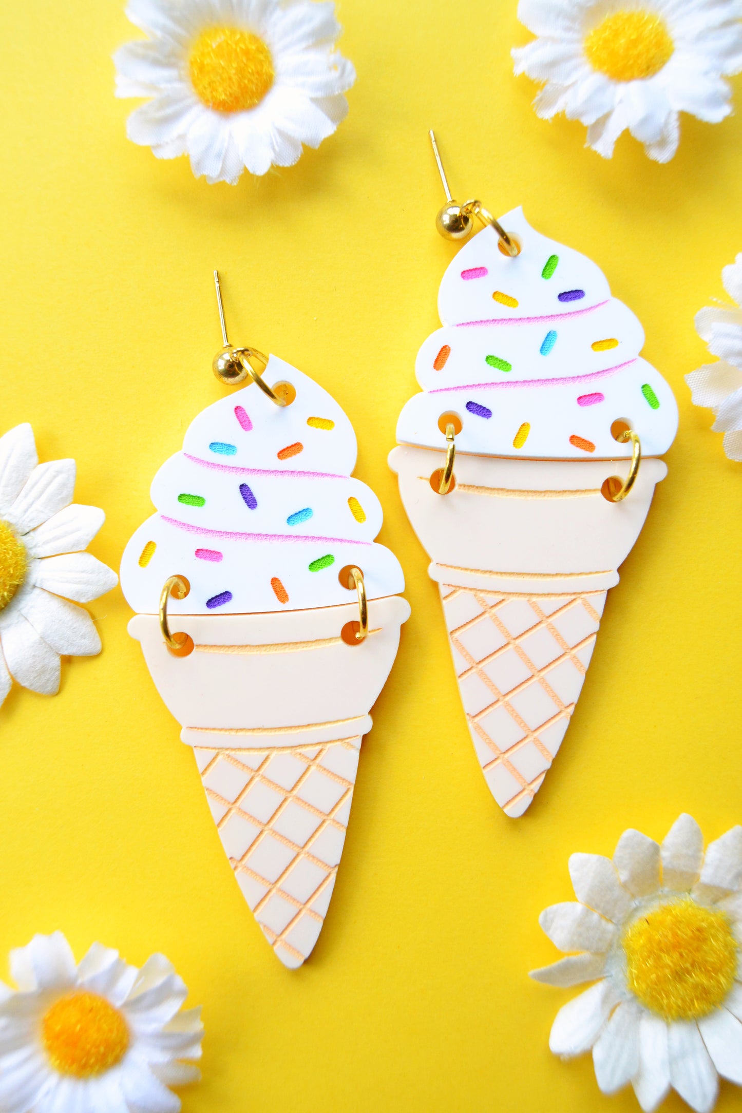 Sprinkle Cone Earrings