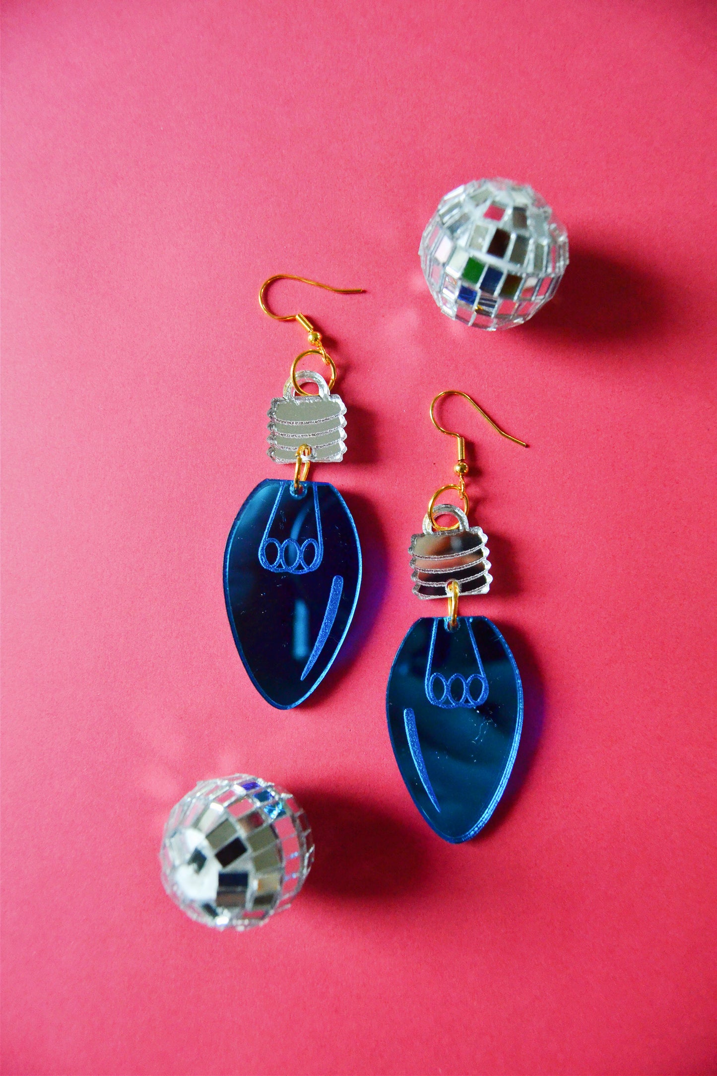 Christmas Light Earrings