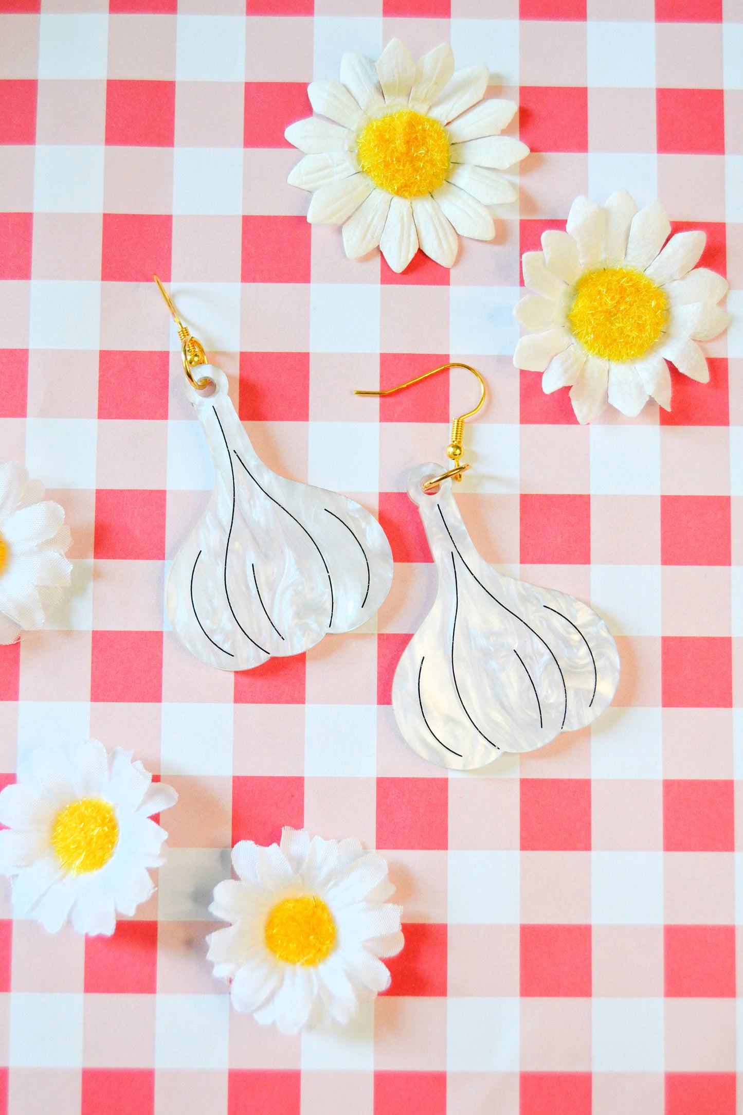 Garlic Earrings