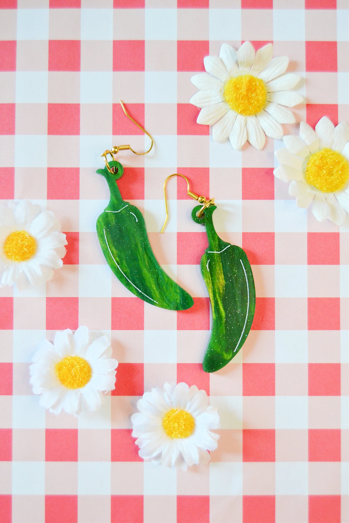 Jalapeno Pepper Earrings