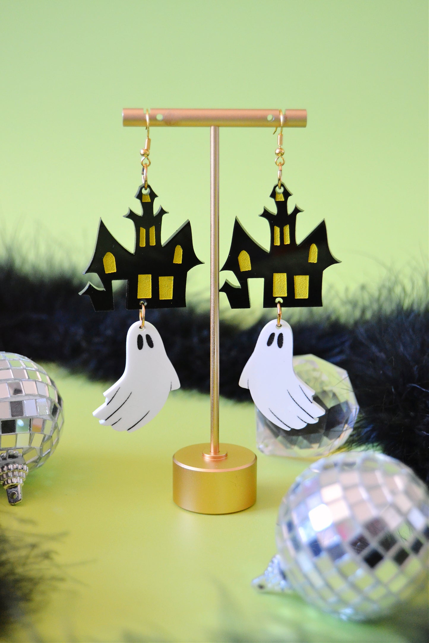 Haunted House Earrings