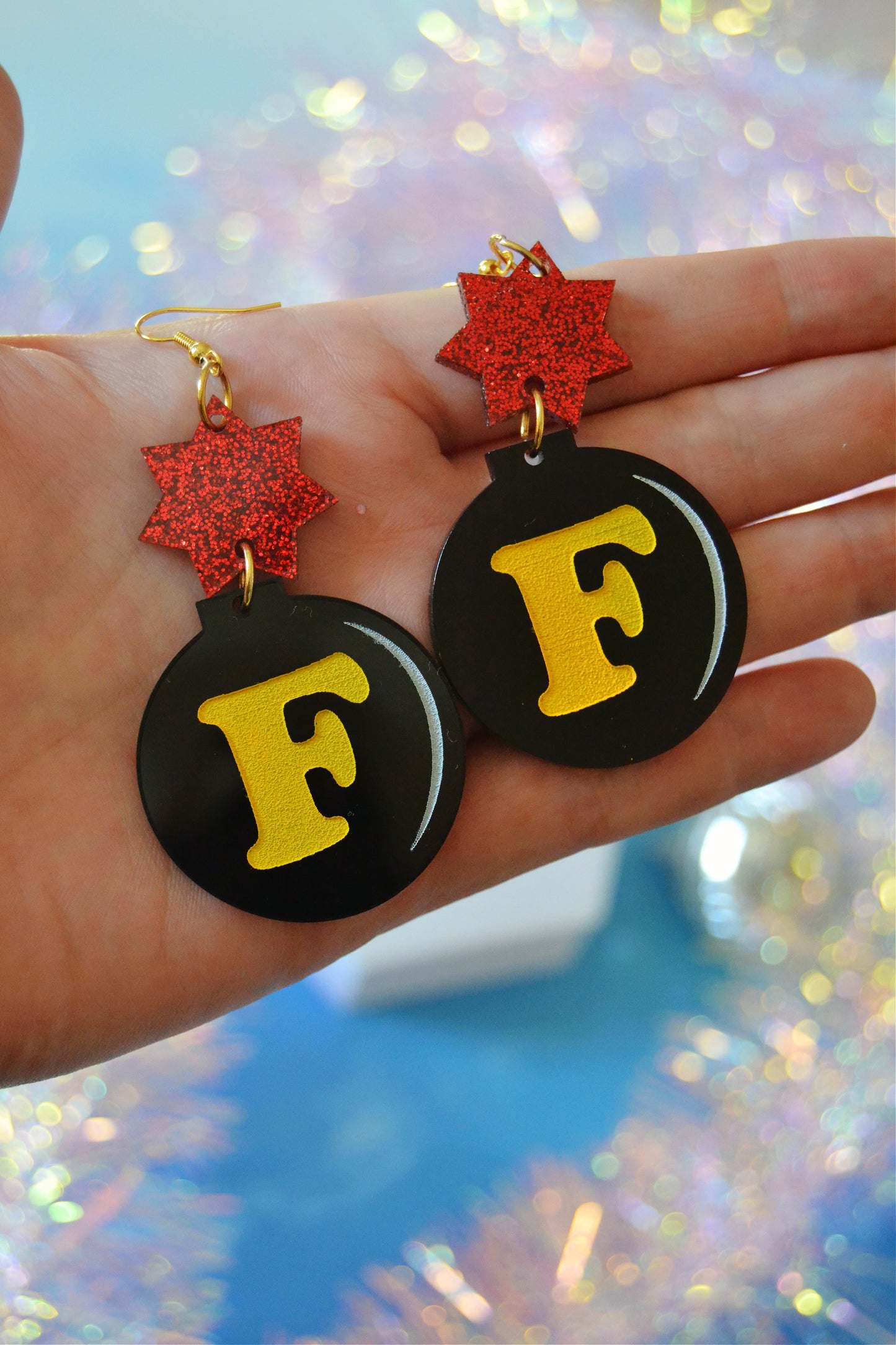 F Bomb Earrings