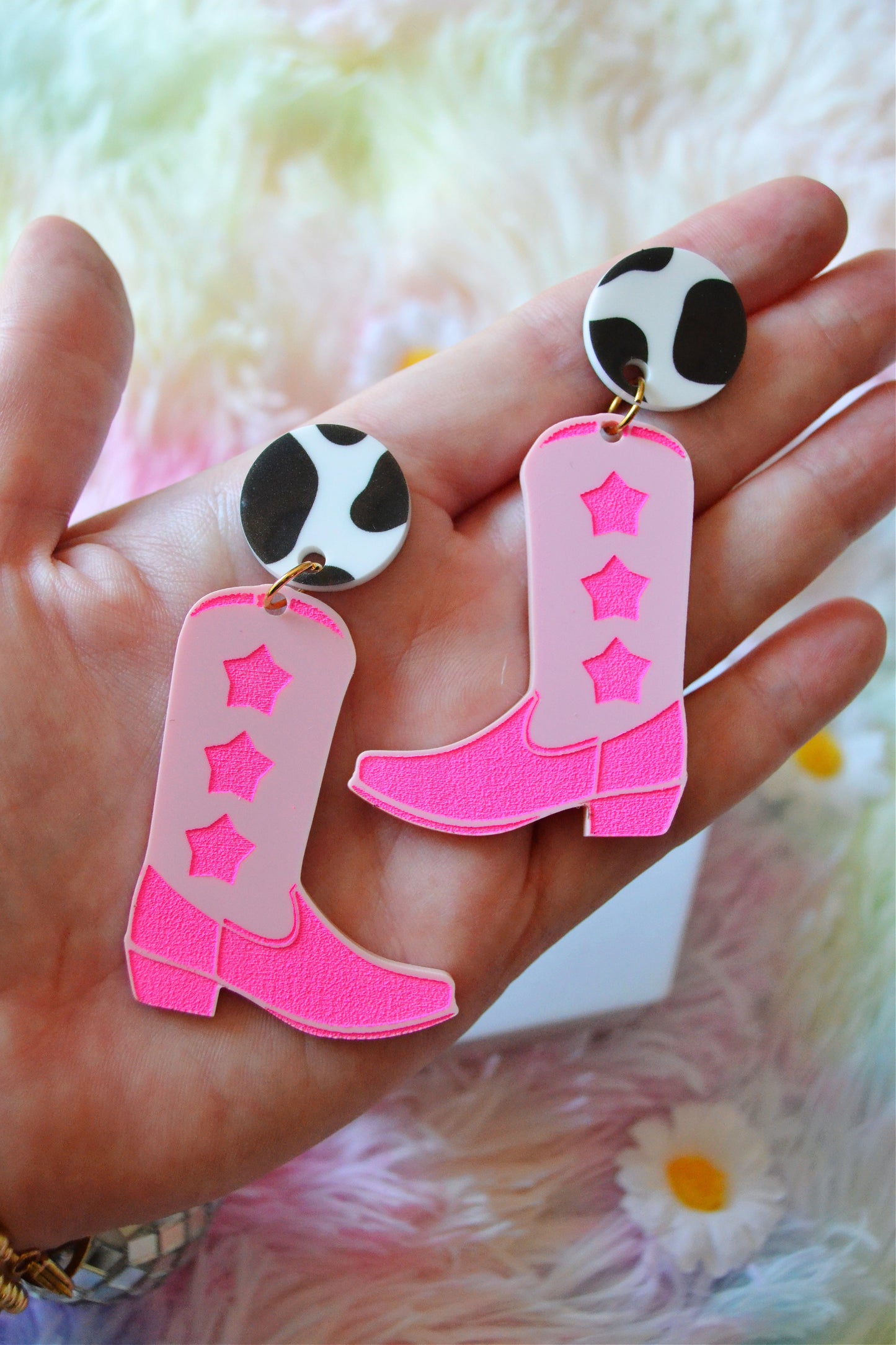 Cowgirl Boots Earrings