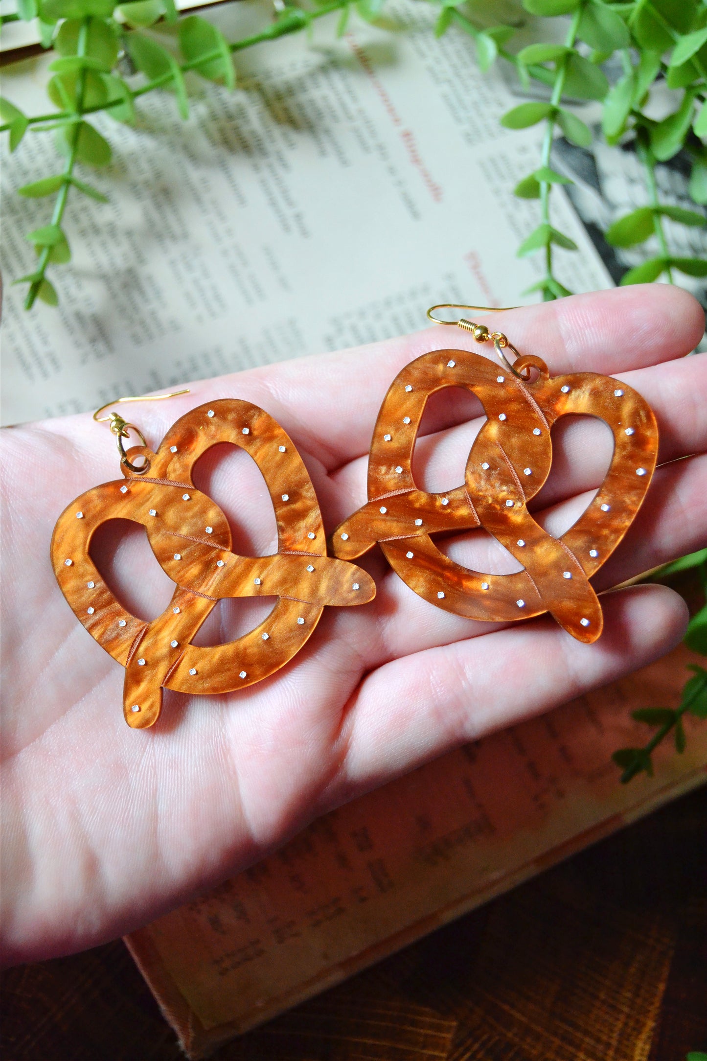 Pretzel Earrings