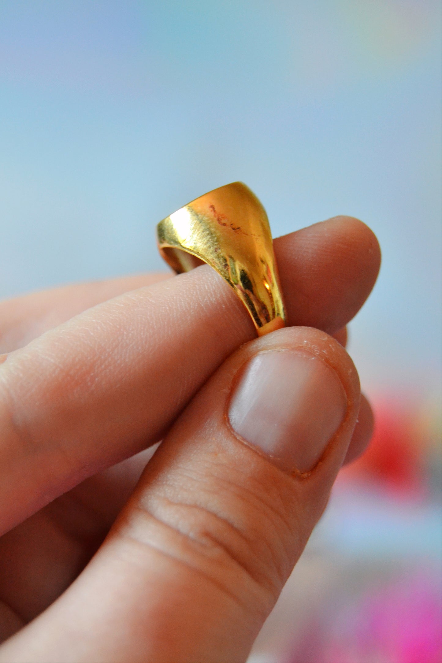B GRADE Smiley Trendy Rings