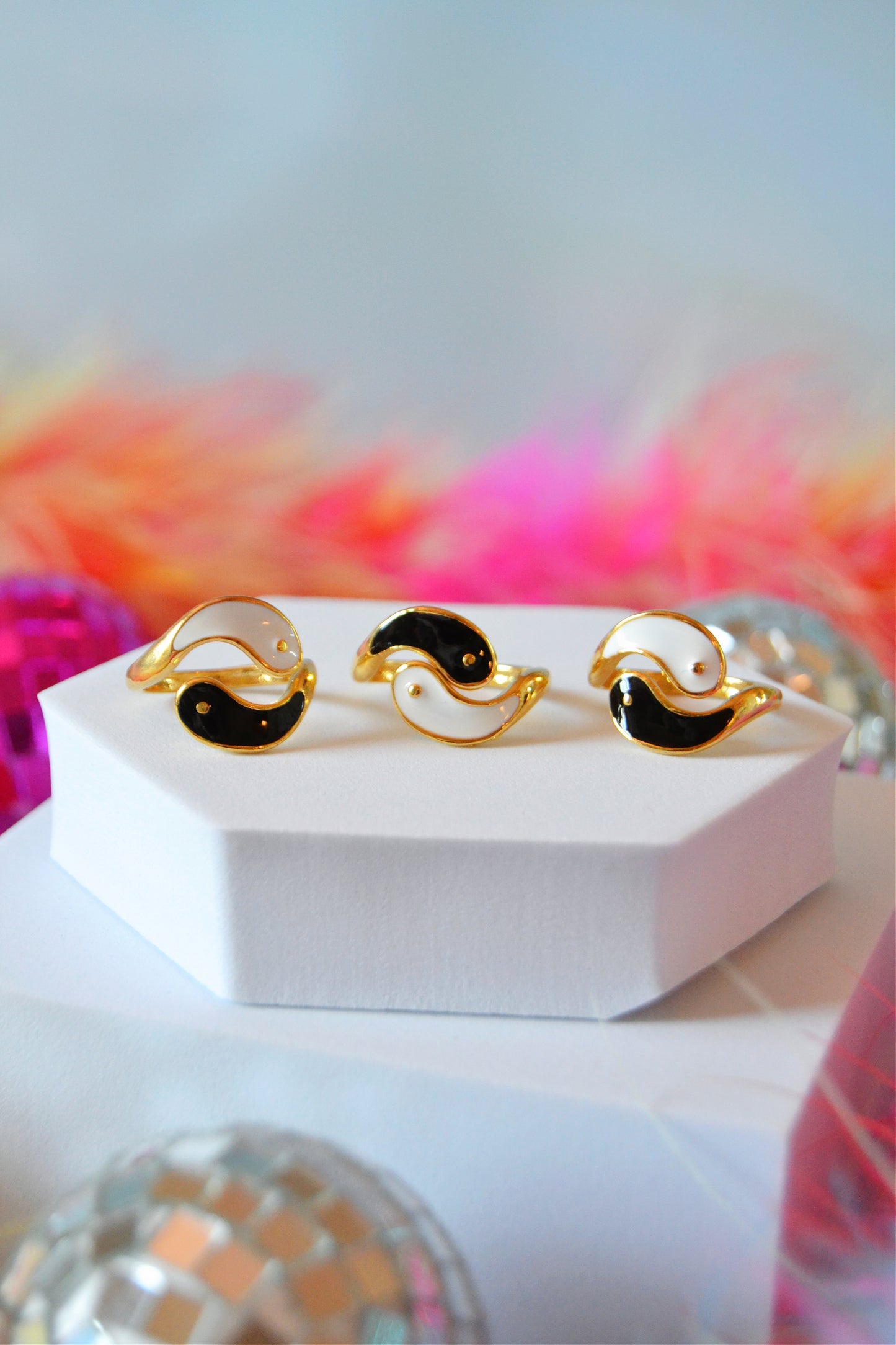 Yin Yang Funky Trendy Ring