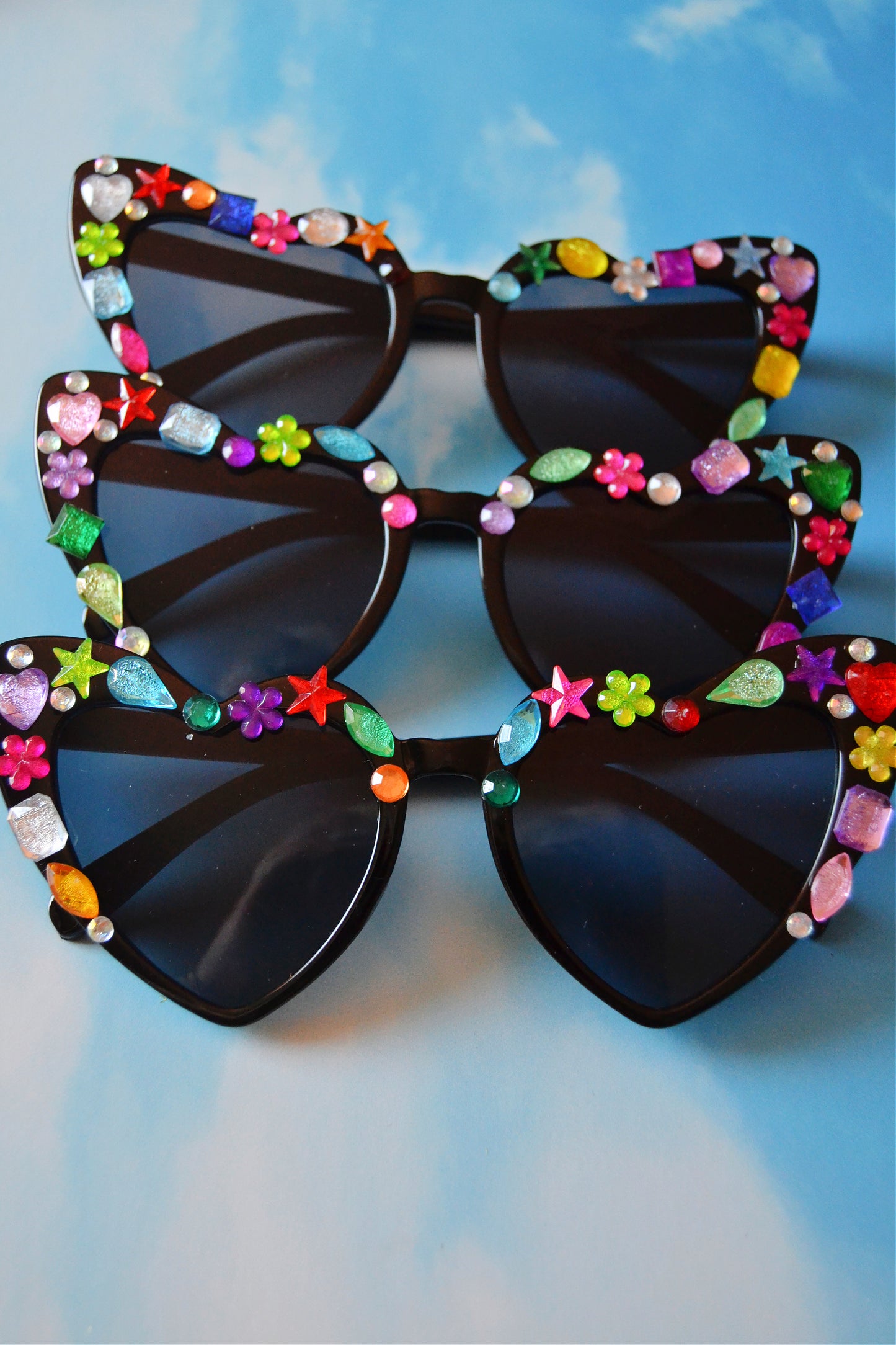 Bedazzled Heart Sunglasses