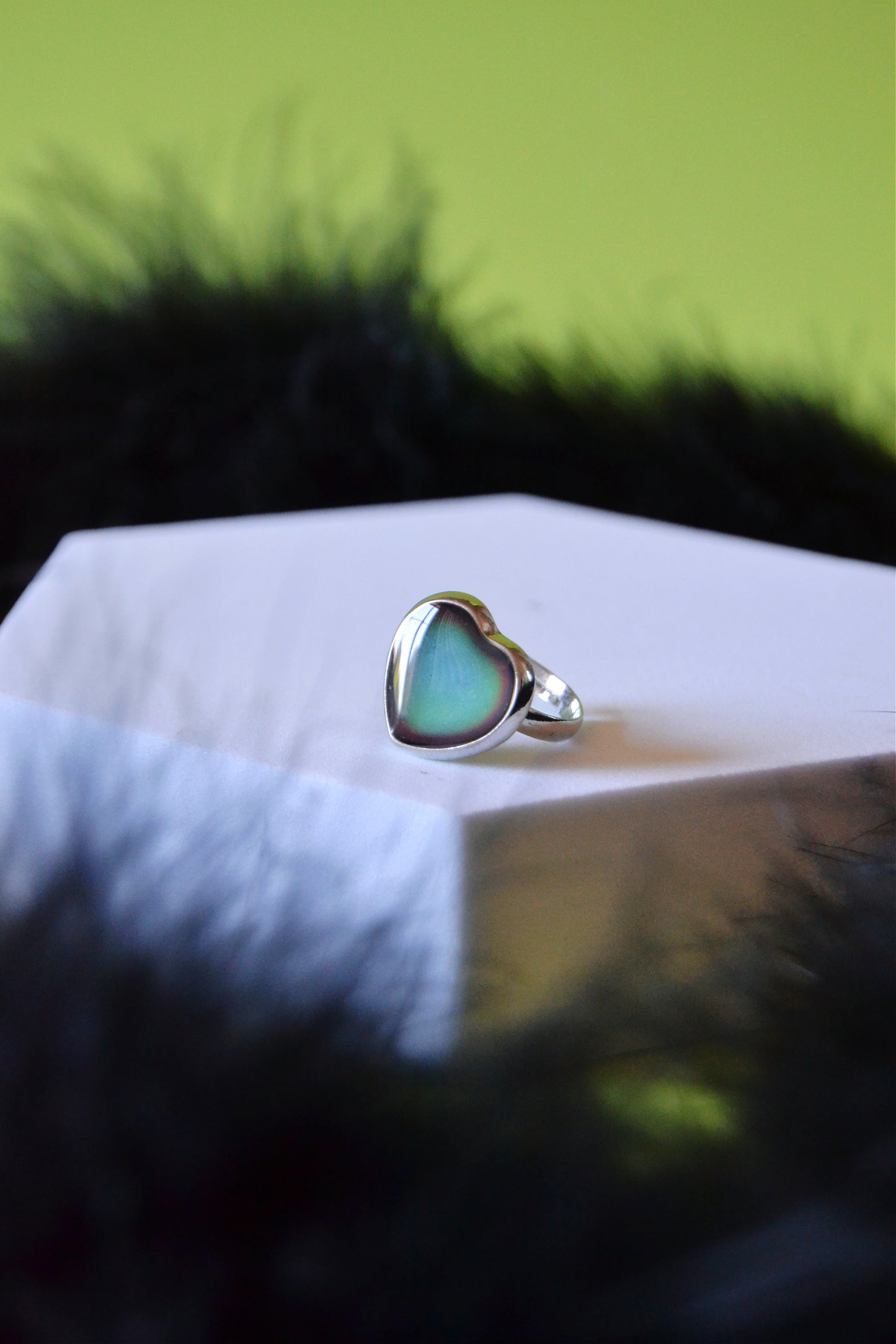 Heart Adjustable Mood Ring