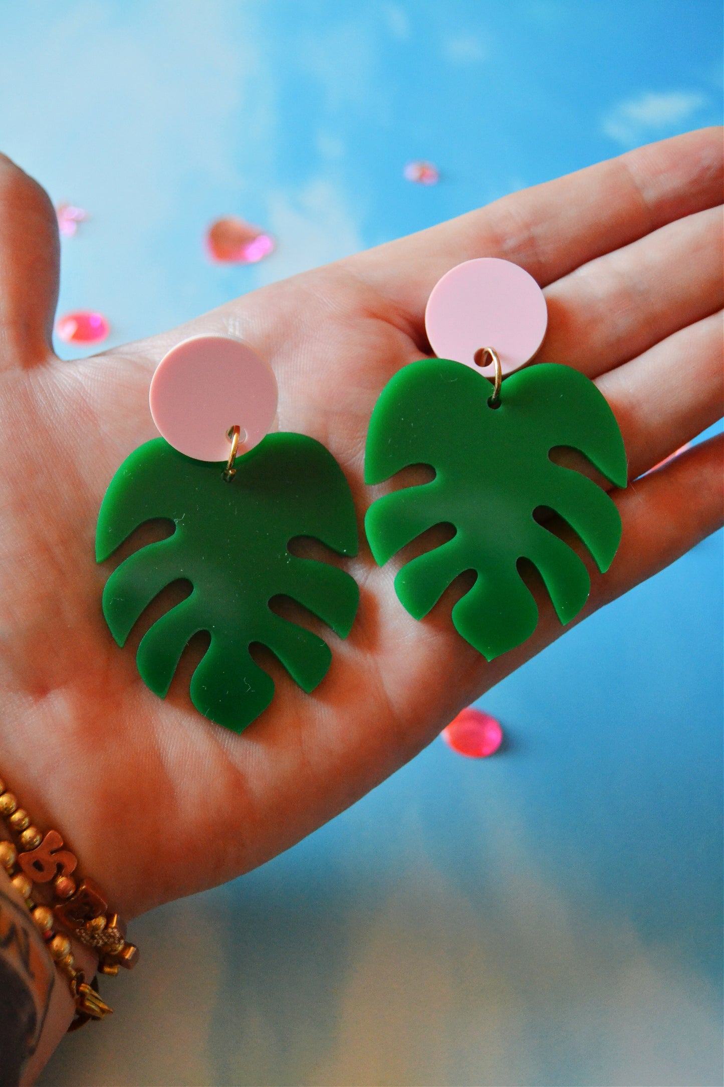 Rebel Everyday Monstera Earrings