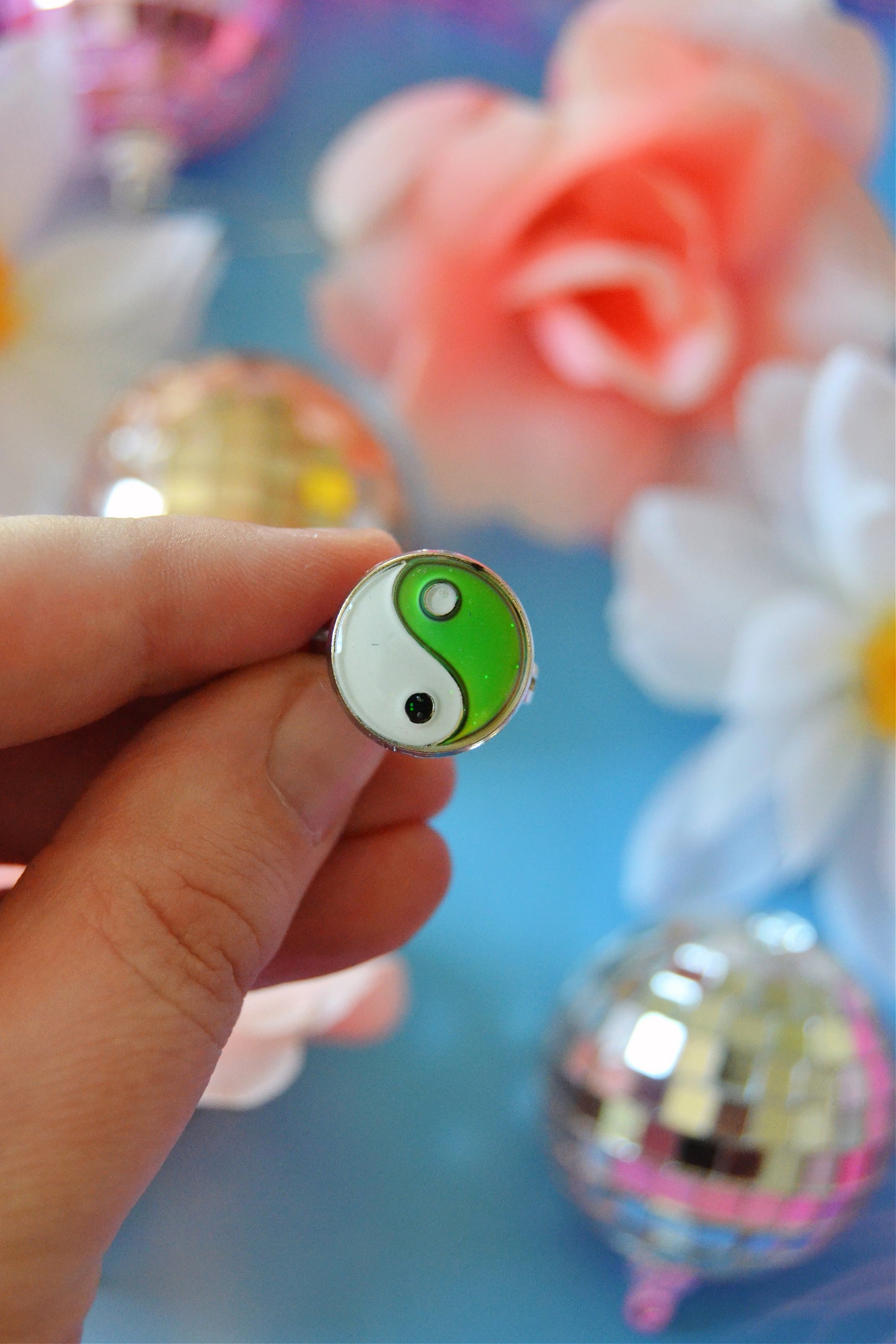 Moody Yin Yang Ring