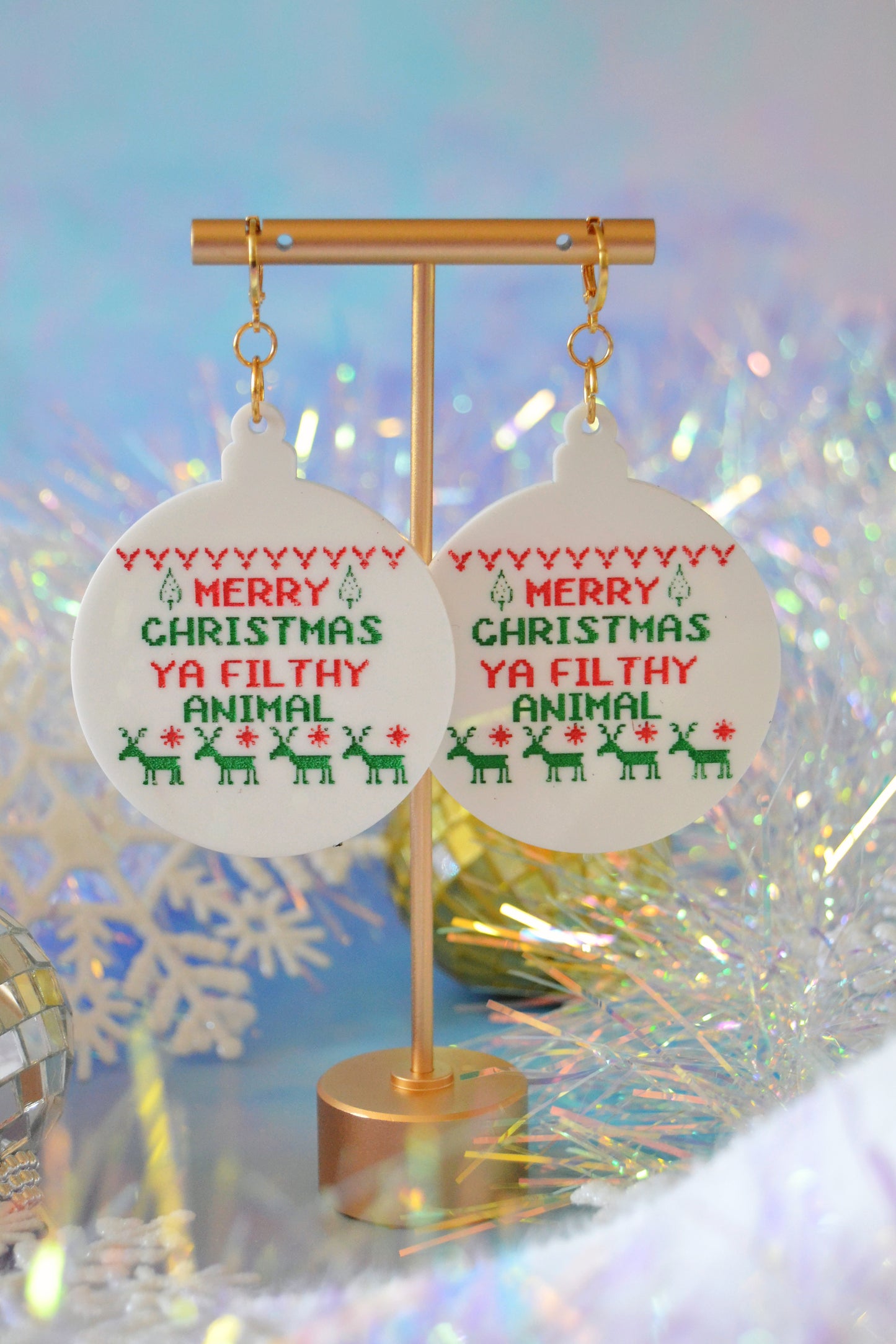 Ya Filthy Animal Ornament Earrings