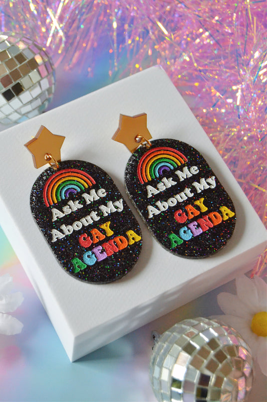 My Gay Agenda Earrings