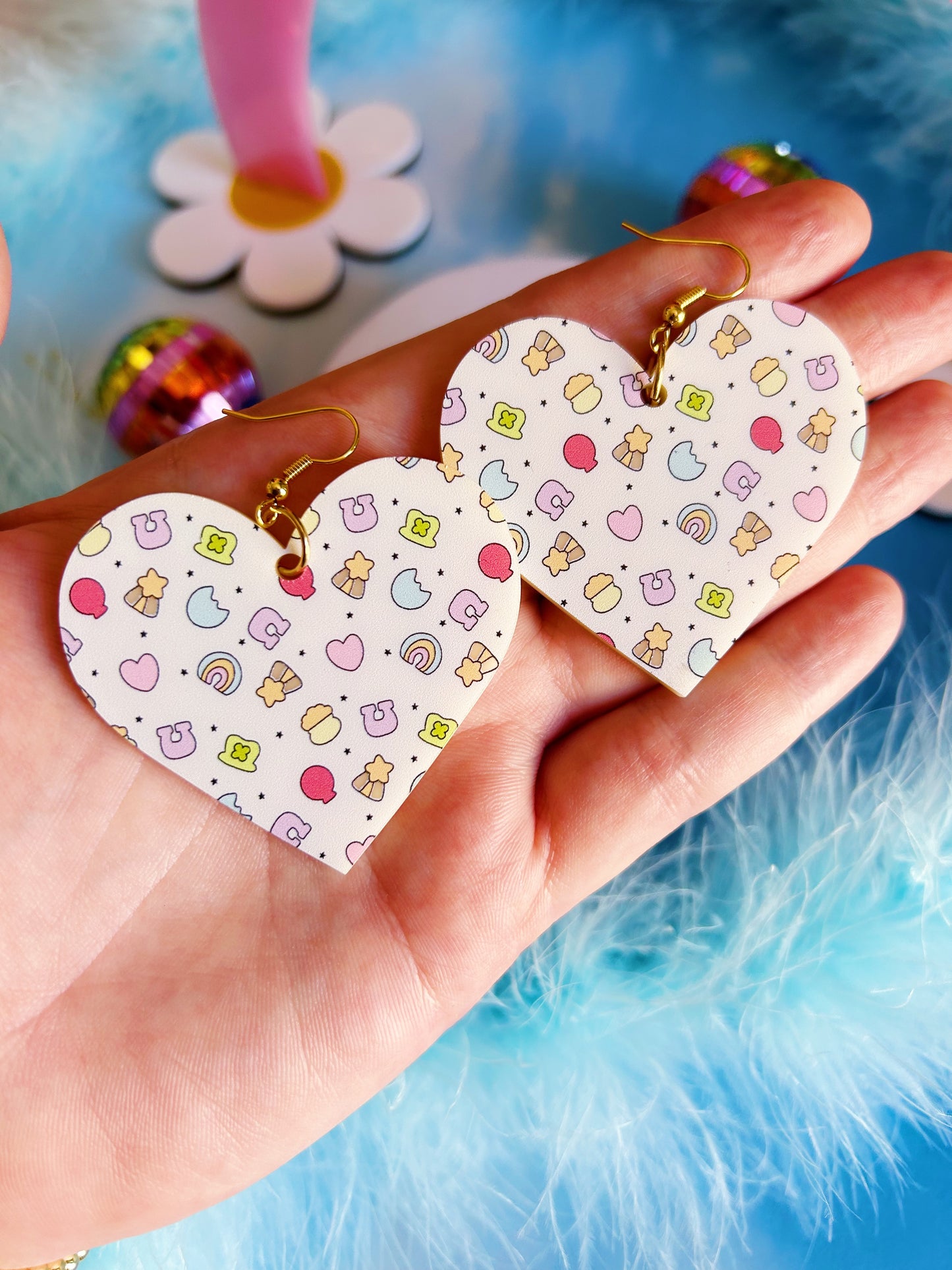 Lucky Charm Heart Earrings