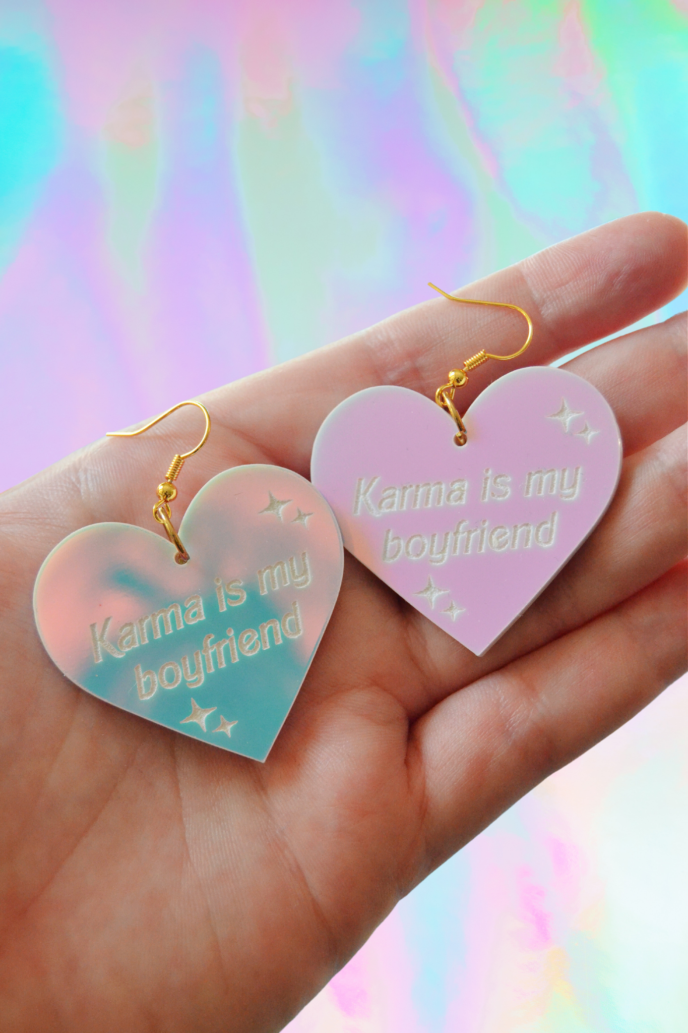 Karma Heart Earrings