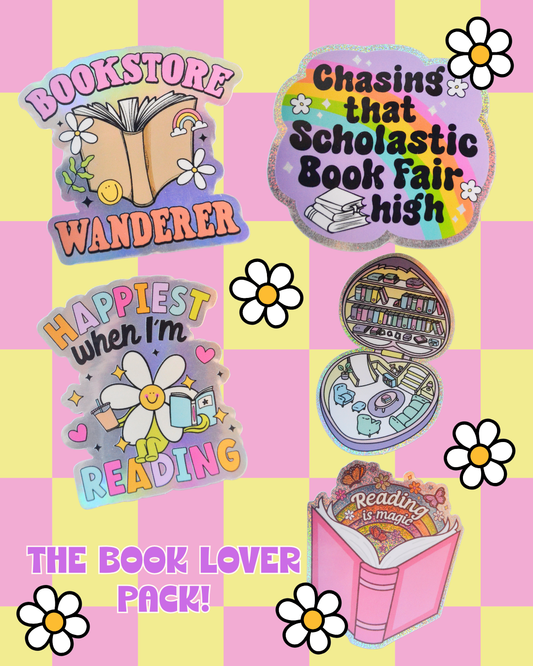 Book Lover Sticker Pack
