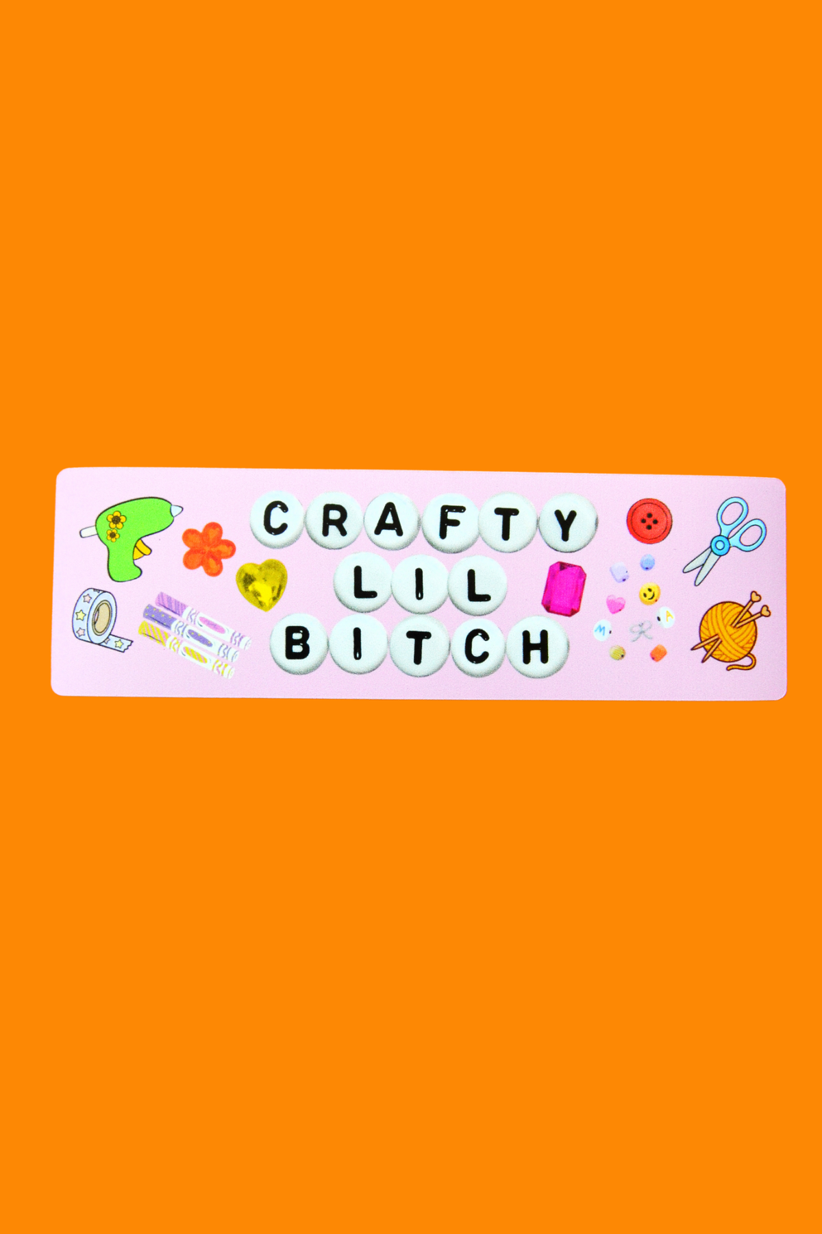 Crafty Lil Bitch Bumper Magnet
