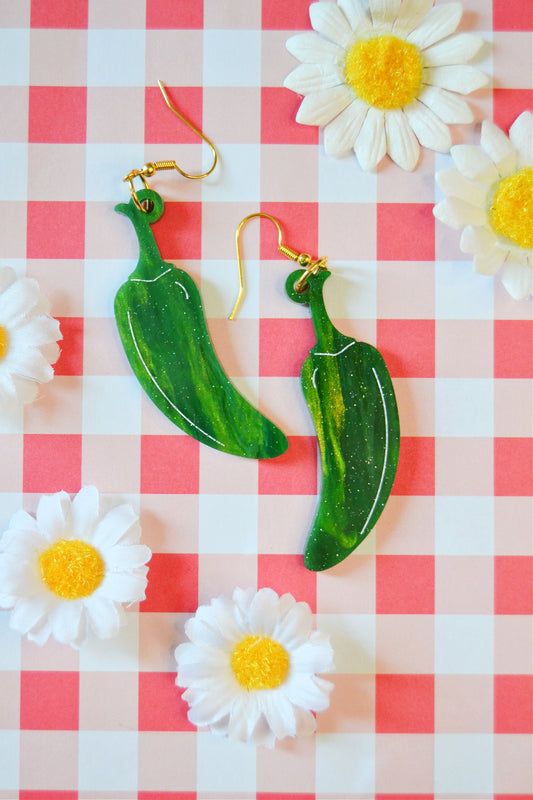 Jalapeno Pepper Earrings