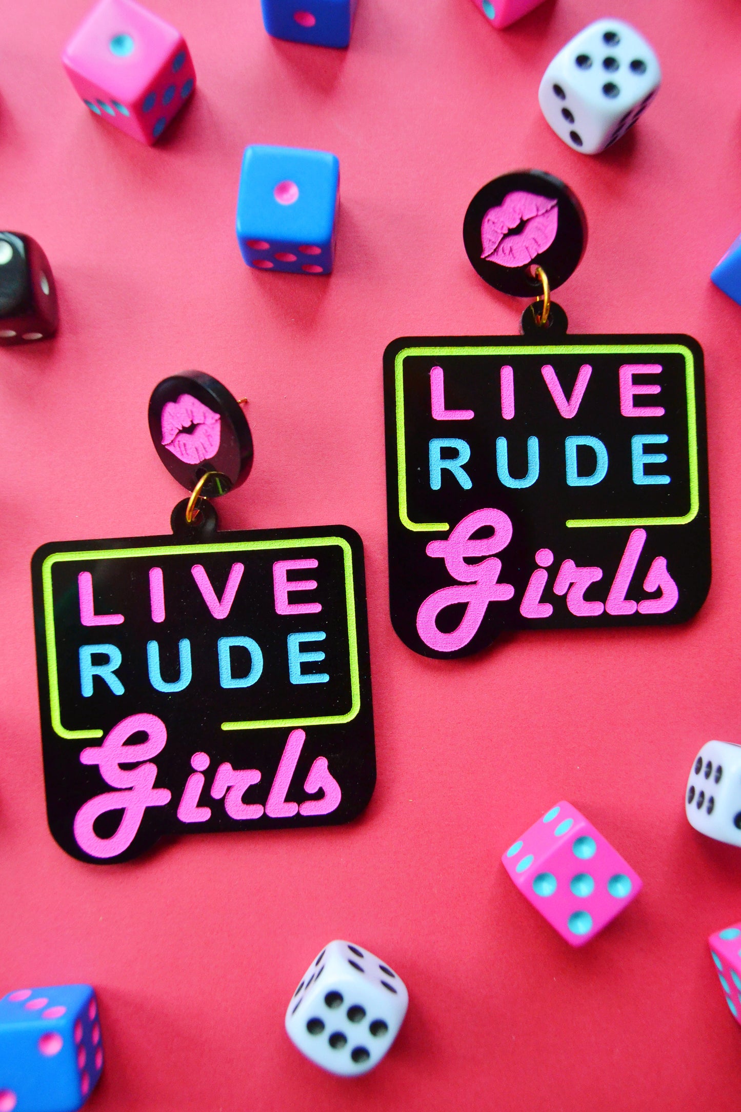 Live Rude Girls Earrings