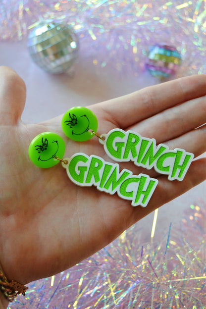 Grinchy Grouch Earrings